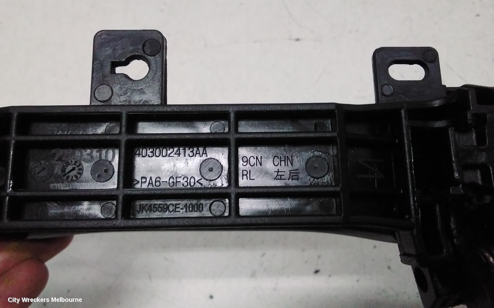 CHERY OMODA 5 DOOR HANDLE, T34/T19C, LH REAR, OUTER, 12/2022 ONWARDS