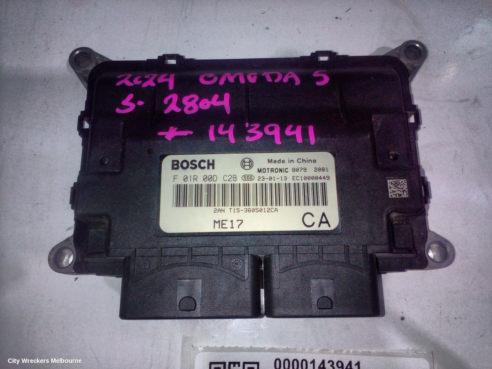 CHERY OMODA 5 ECU, T34/T19C, 12/2022 ONWARDS