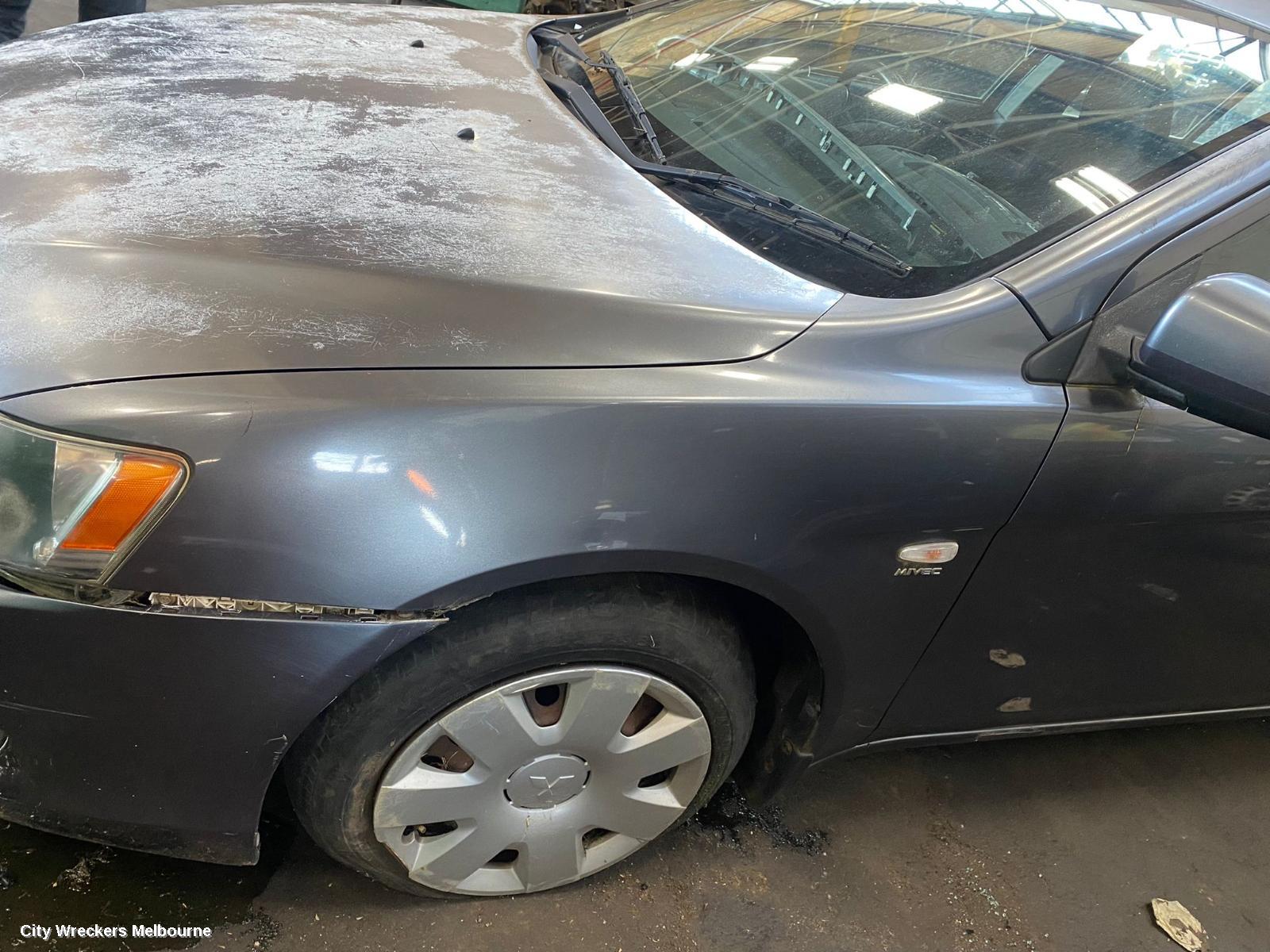 MITSUBISHI LANCER LEFT FRONT DOOR, CJ, SEDAN/HATCH, 07/2007 - 10/2015