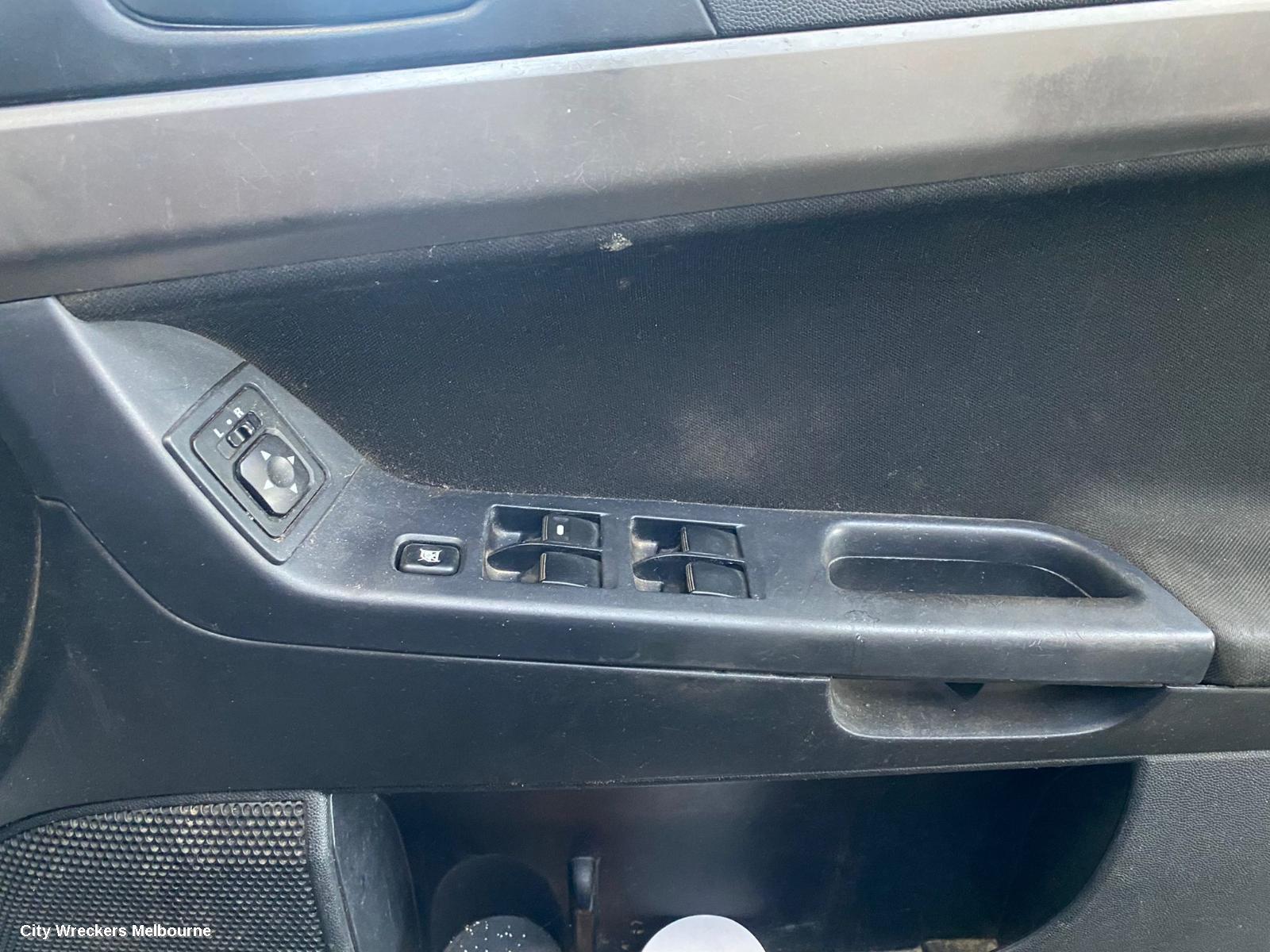 MITSUBISHI LANCER LEFT FRONT DOOR, CJ, SEDAN/HATCH, 07/2007 - 10/2015