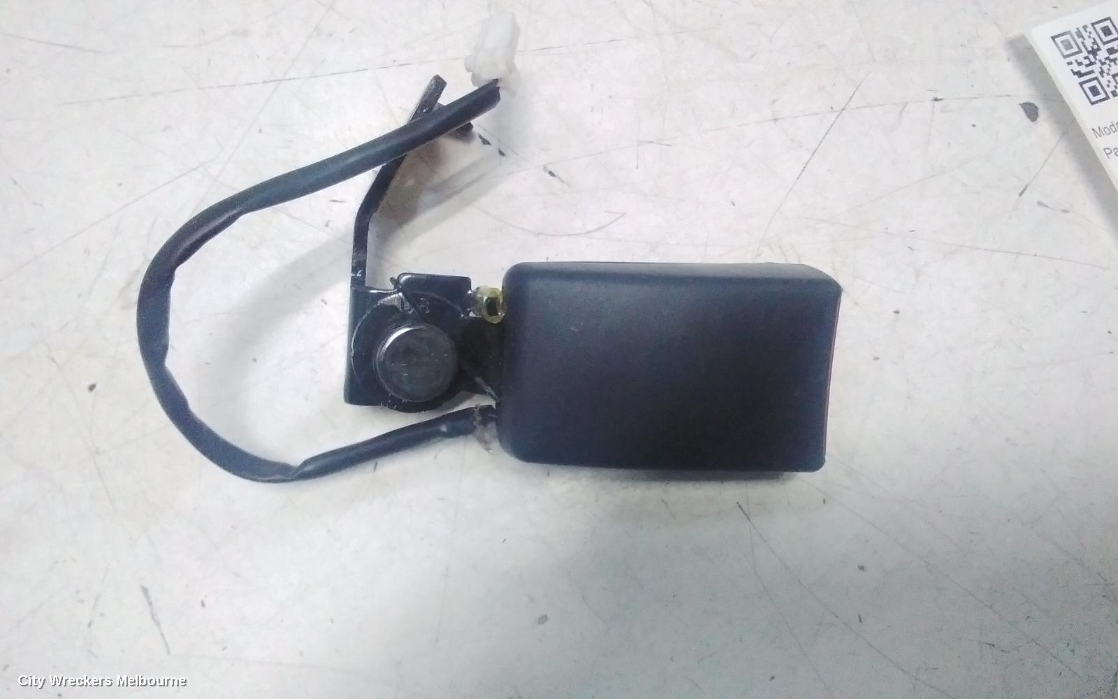 KIA RIO SEATBELT/STALK, LH REAR, SEAT BELT STALK ONLY, HATCH, UB, 08/2011 - 11/2016