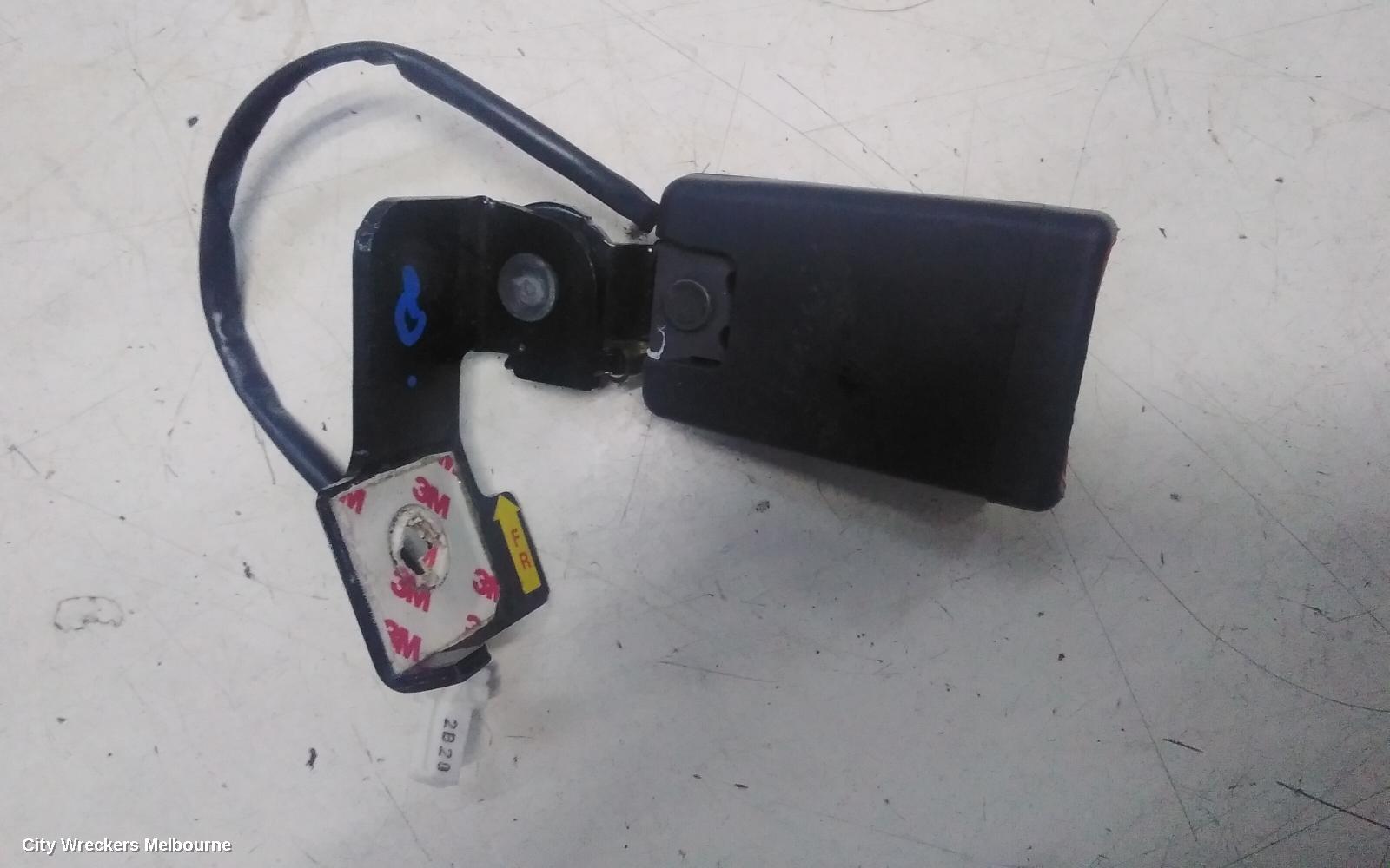 KIA RIO SEATBELT/STALK, LH REAR, SEAT BELT STALK ONLY, HATCH, UB, 08/2011 - 11/2016