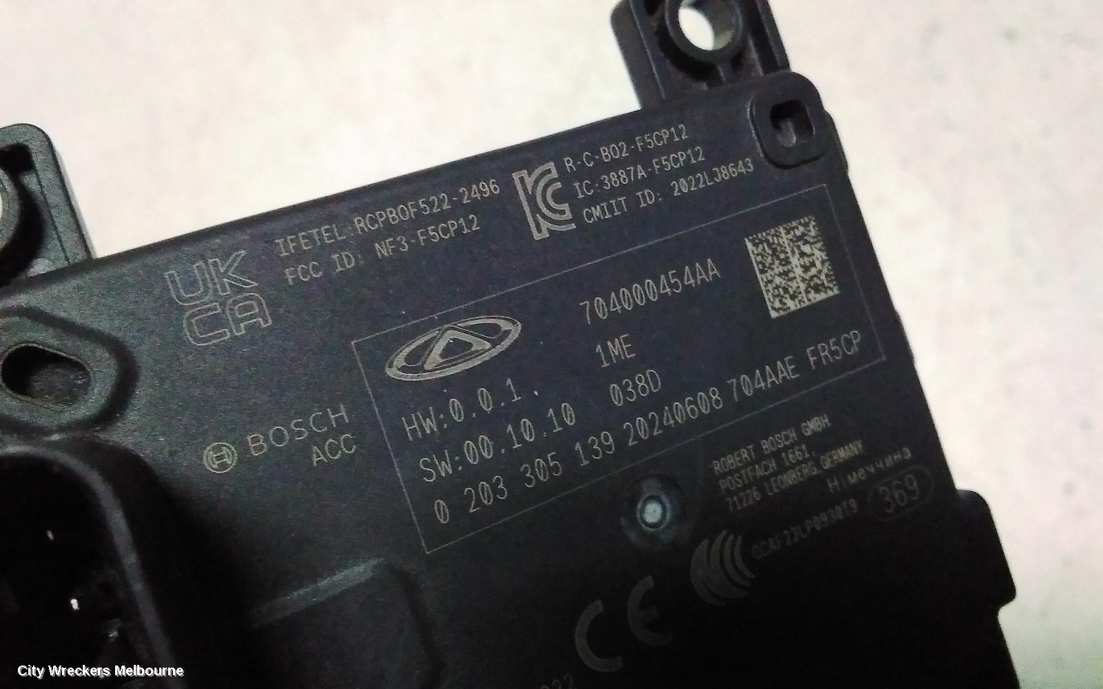 CHERY OMODA 5 REVERSE CAMERA, T34/T19C, FRONT RADAR SENSOR, 12/2022 ONWARDS