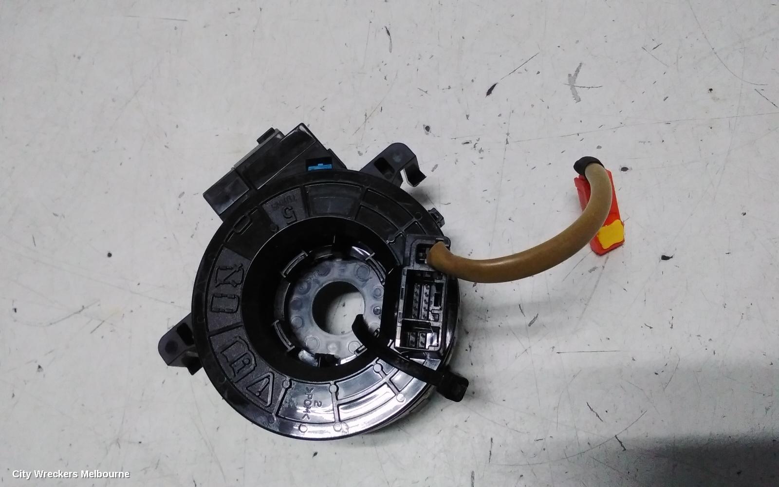 TOYOTA YARIS AIRBAG MODULE/SENSOR, CLOCKSPRING, NCP9#, HATCH, 1 PLUG TYPE, 10/2005 - 07/2011