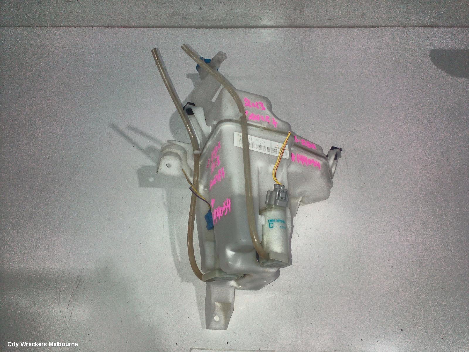 SUZUKI SWIFT WASHER BOTTLE, FZ, NON H/LAMP WASHER (RH SIDE), 08/2010 - 03/2017