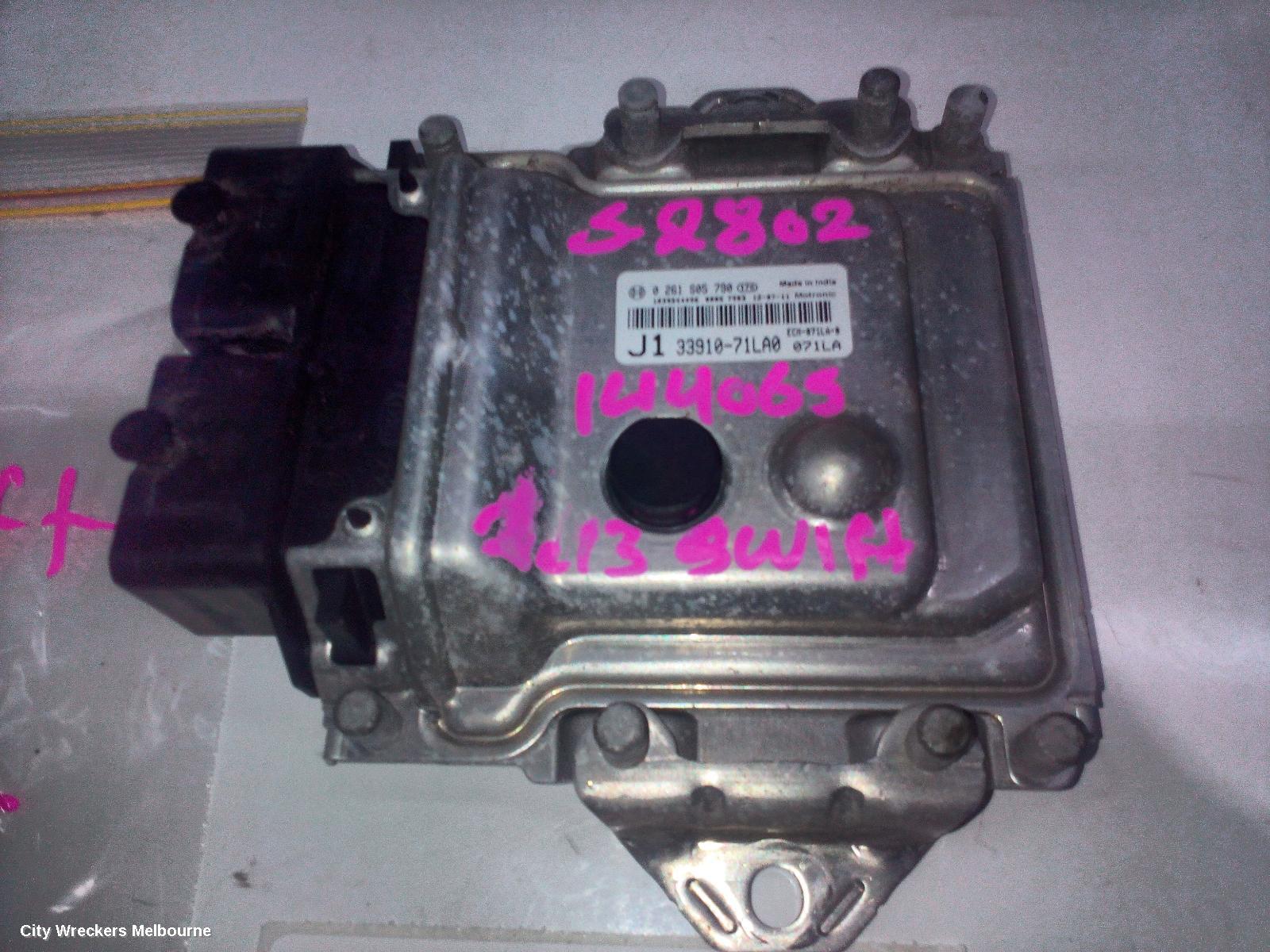 SUZUKI SWIFT ECU, ENGINE ECU, 1.4, K14B, MANUAL T/M, ECU ONLY, FZ, 08/2010 - 03/2017