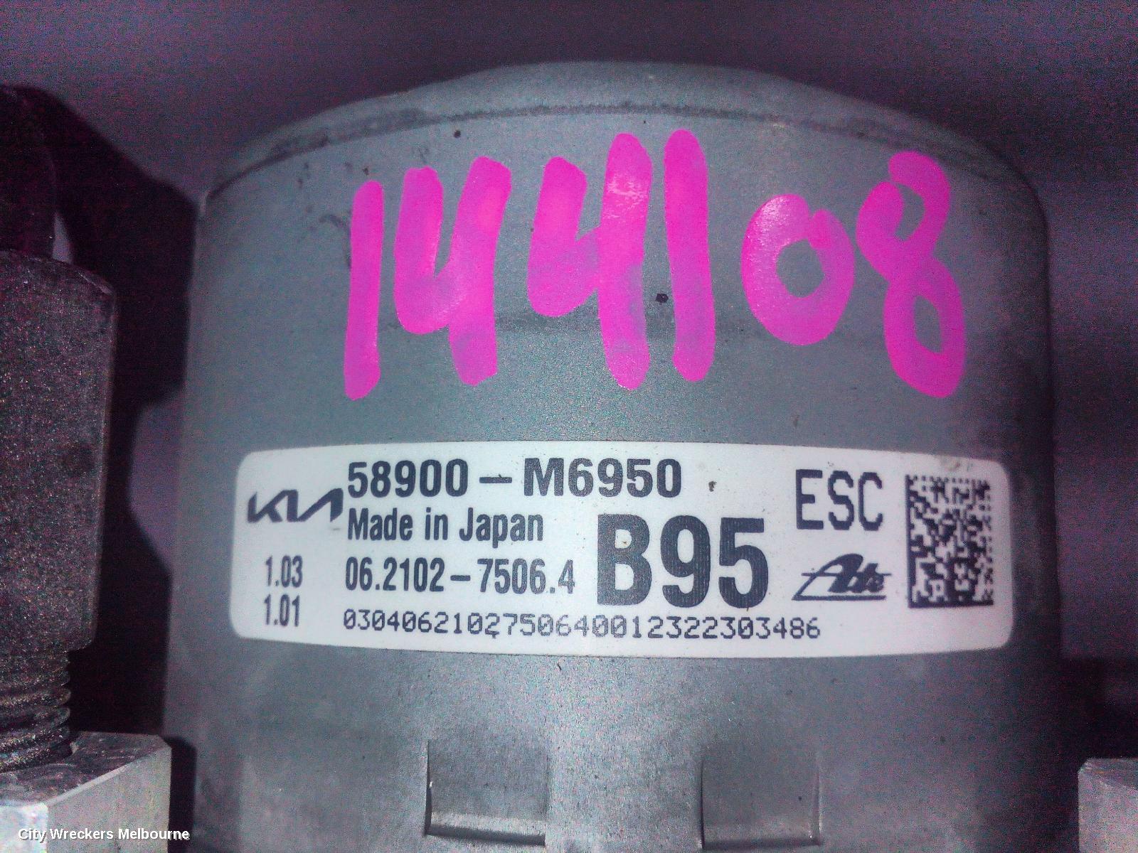 KIA CERATO ABS PUMP/MODULATOR, BD, P/N 58900M6950, 04/2018 - 09/2024