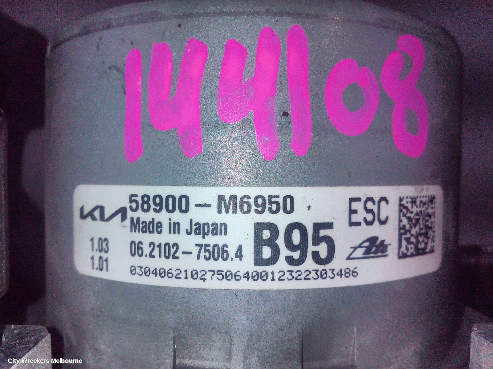 KIA CERATO ABS PUMP/MODULATOR, BD, P/N 58900M6950, 04/2018 - 09/2024