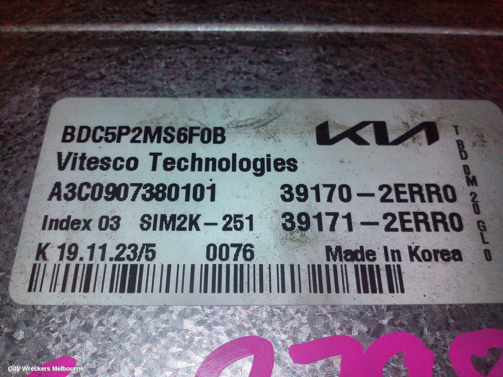 KIA CERATO ECU, ENGINE ECU, 2.0, PETROL, G4NA, ECU ONLY, BD, 04/2018 - 09/2024