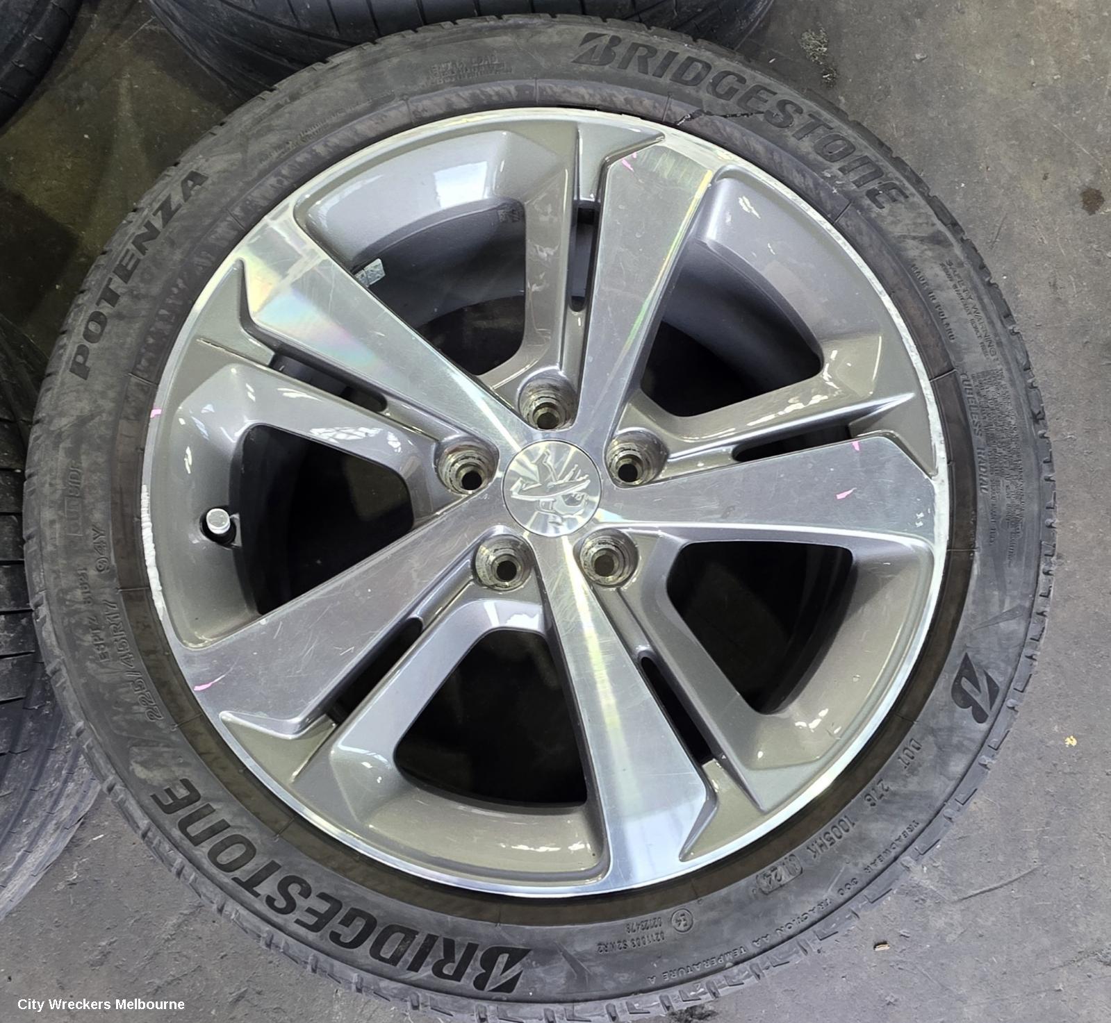 PEUGEOT 308 WHEEL MAG, FACTORY, 17X5IN, RUBIS, T9, 10/2014 - 01/2021