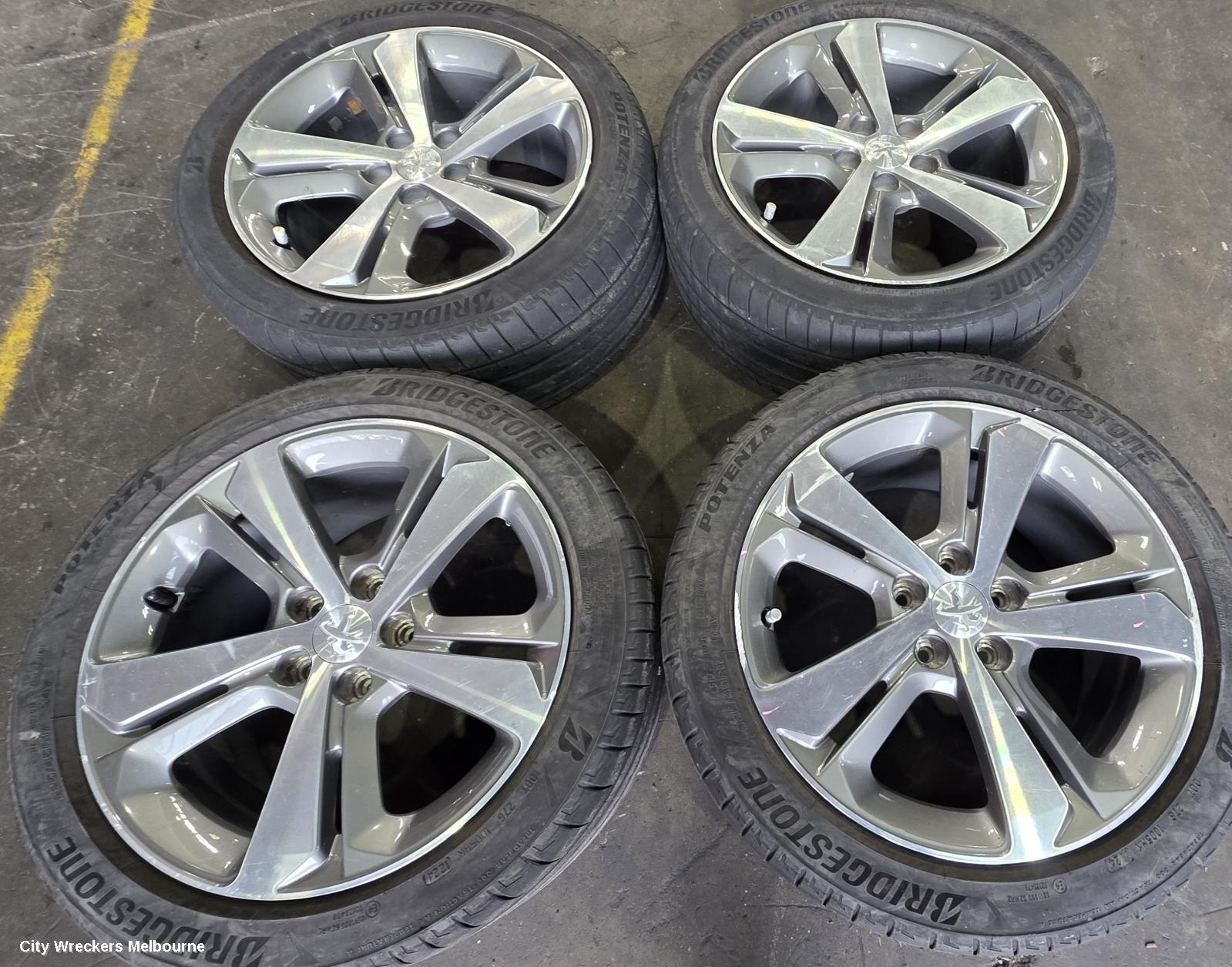 PEUGEOT 308 WHEEL MAG, FACTORY, 17X5IN, RUBIS, T9, 10/2014 - 01/2021