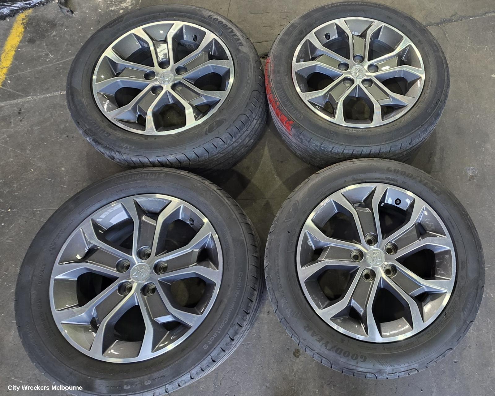 HOLDEN BARINA WHEEL MAG, FACTORY, 16X6IN, TM, 11/2016 - 12/2018