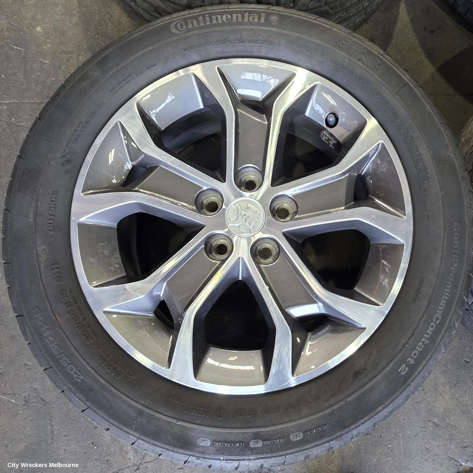 HOLDEN BARINA WHEEL MAG, FACTORY, 16X6IN, TM, 11/2016 - 12/2018