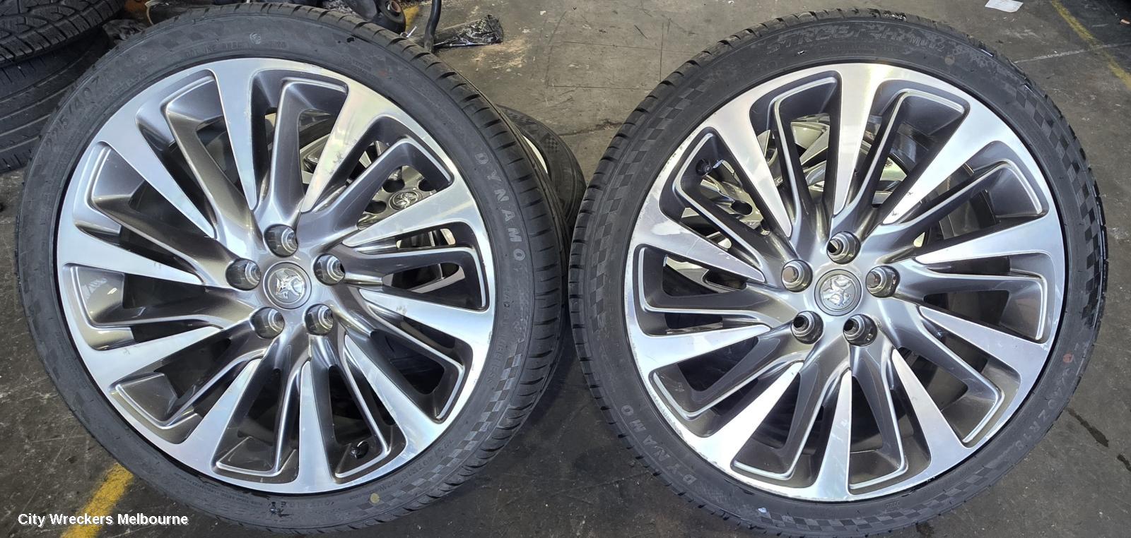 HOLDEN ASTRA WHEEL MAG, FACTORY, 18X7.5IN, TWO TONE, BK, 09/2016 ONWARDS