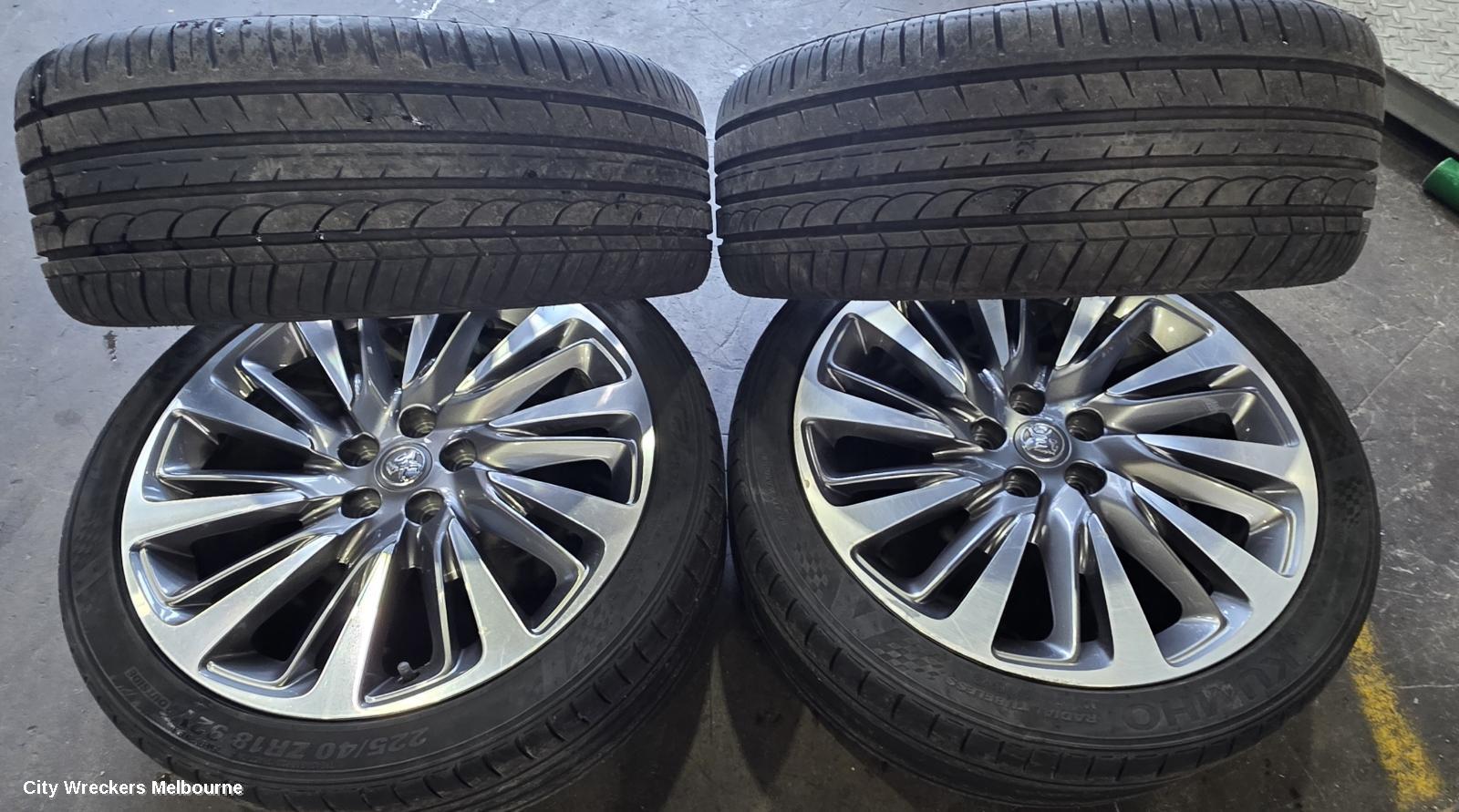 HOLDEN ASTRA WHEEL MAG, FACTORY, 18X7.5IN, TWO TONE, BK, 09/2016 ONWARDS