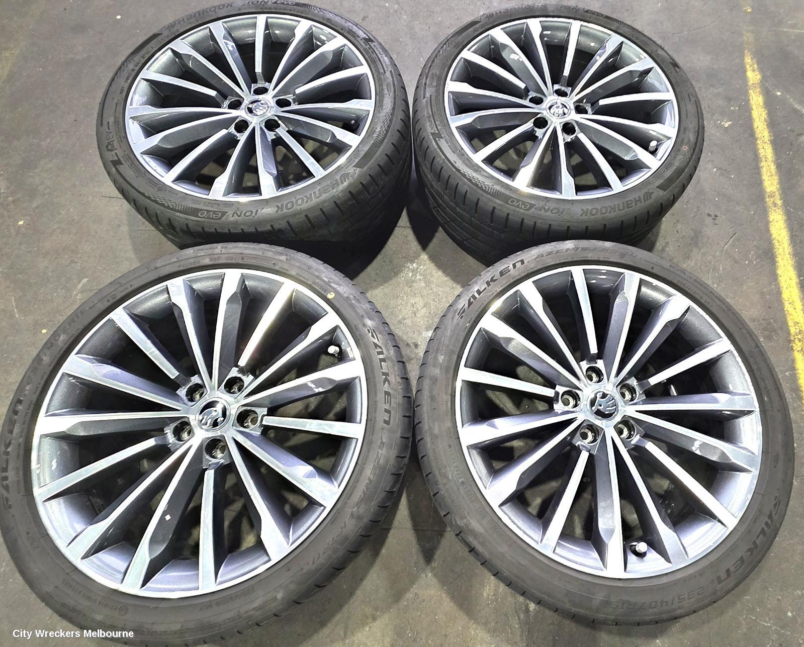 SKODA SUPERB WHEEL MAG, FACTORY, 19X8.0IN, MULTI SPOKE, PHOENIX, NP, 03/2016 ONWARDS
