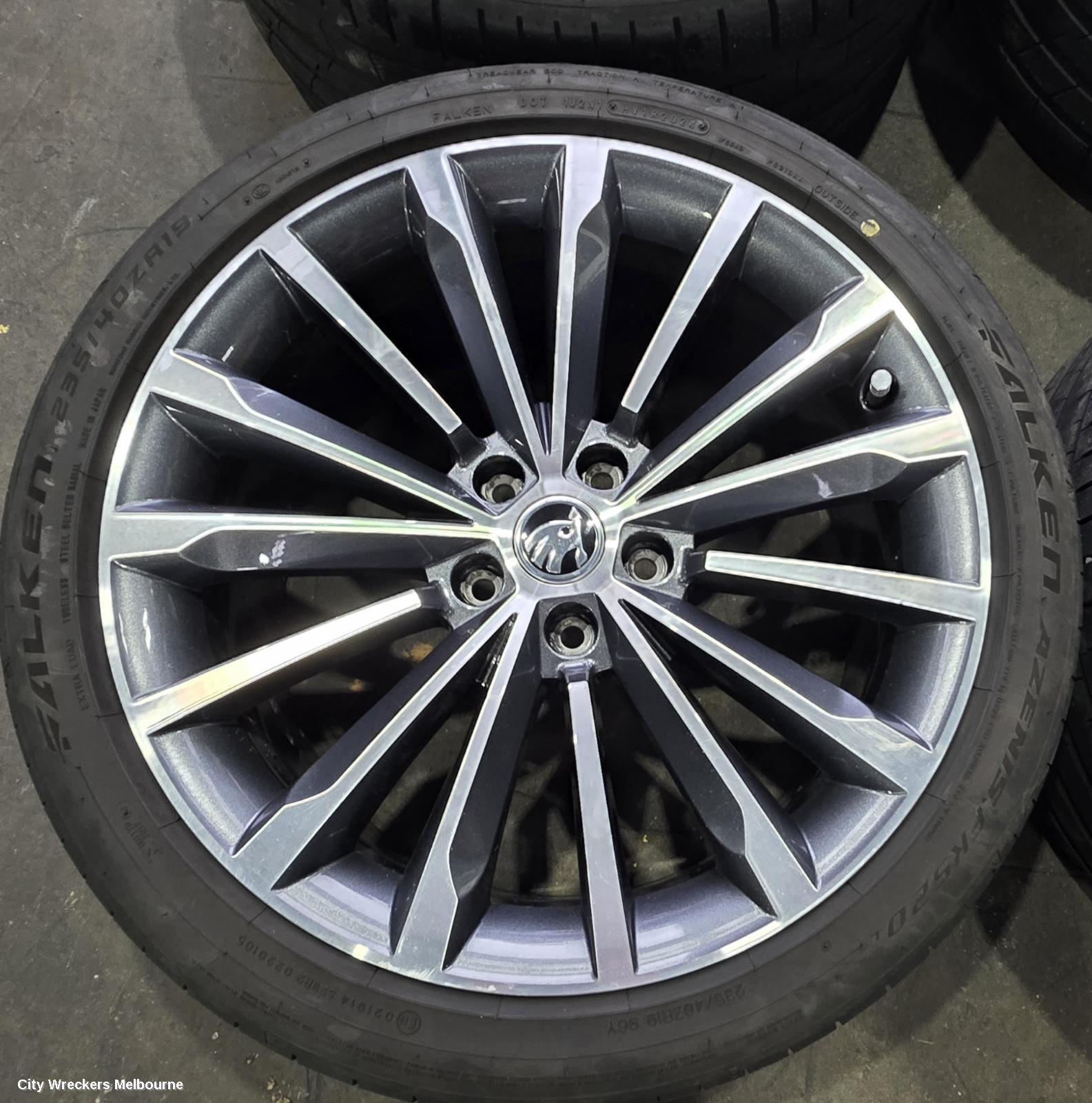 SKODA SUPERB WHEEL MAG, FACTORY, 19X8.0IN, MULTI SPOKE, PHOENIX, NP, 03/2016 ONWARDS
