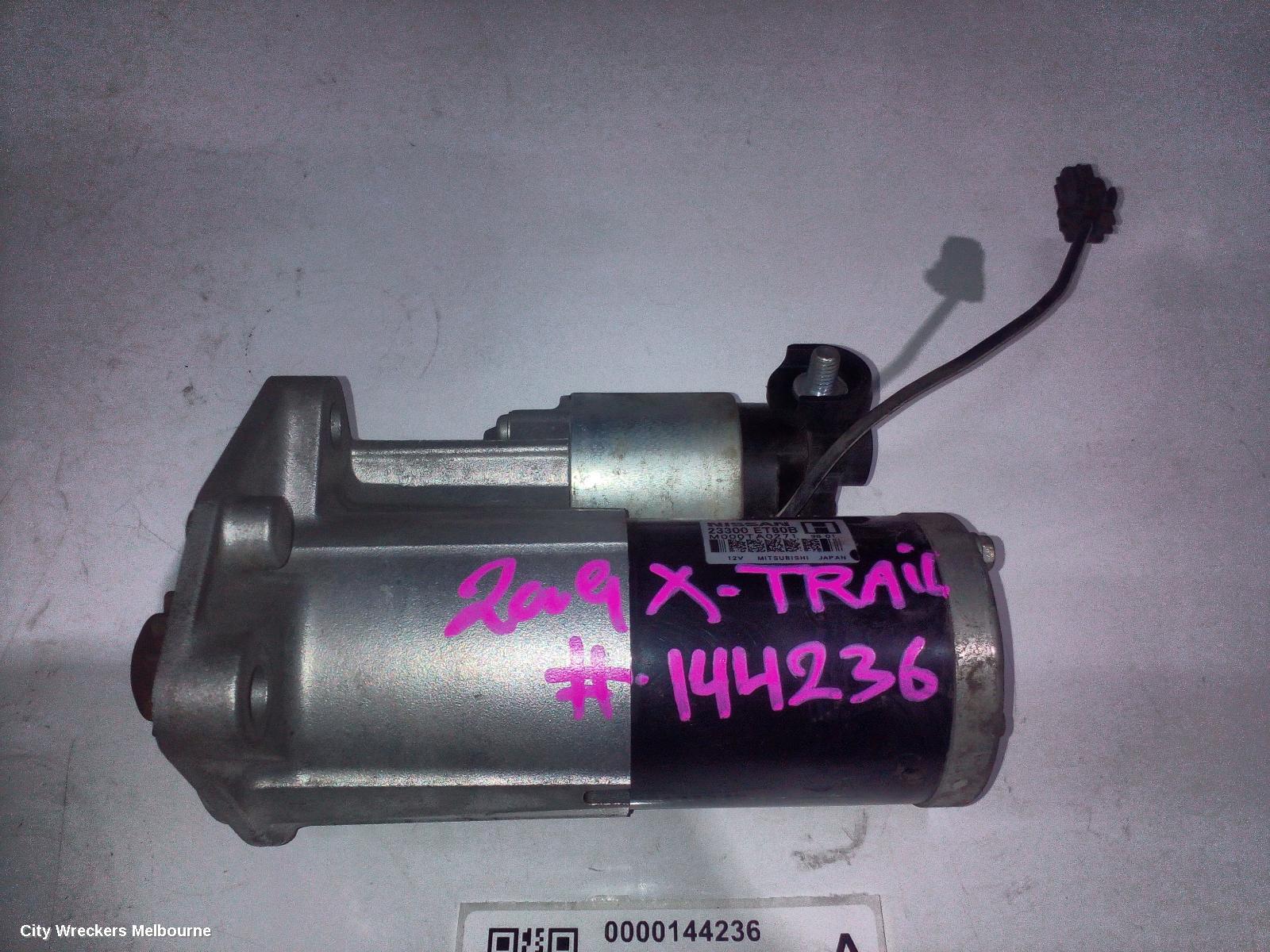 NISSAN XTRAIL STARTER, PETROL, 2.5, QR25DE, AUTO T/M, W/ SHORT SNOUT TYPE, T31, 09/2007 - 12/2013