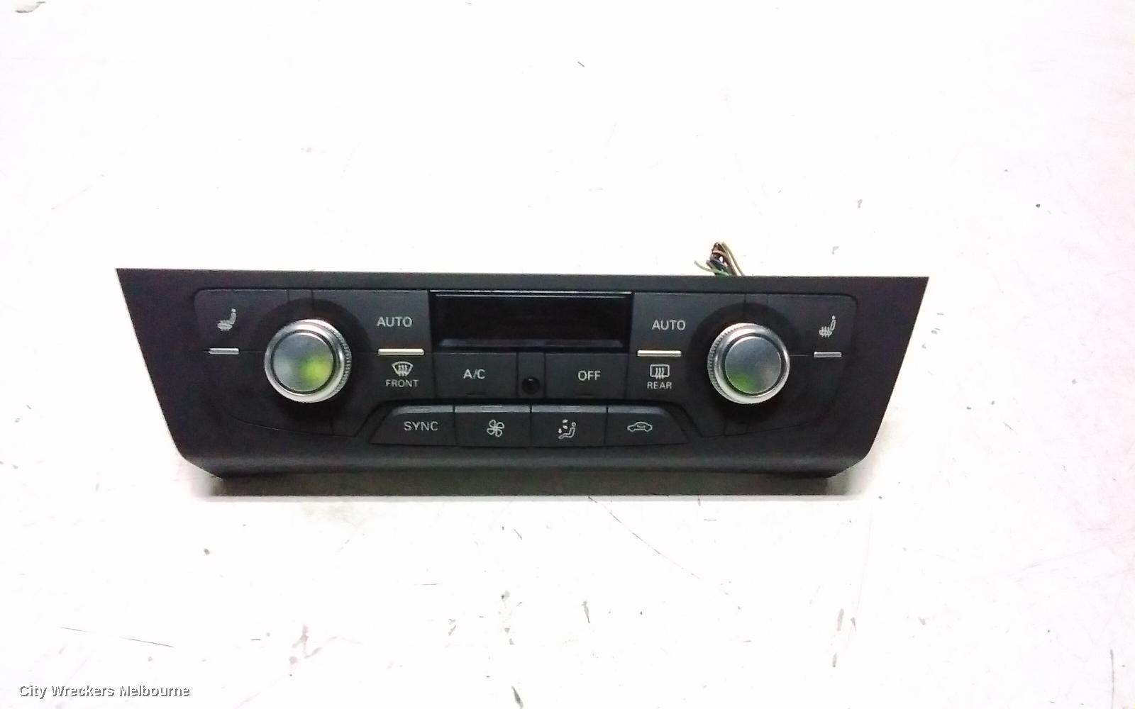 AUDI A6 HEATER/AC CONTROLS, FRONT, FOUR ZONE CLIMATE CONTROL, W/ SEAT WARMER TYPE, C7/4G, 04/2011 - 06/2018