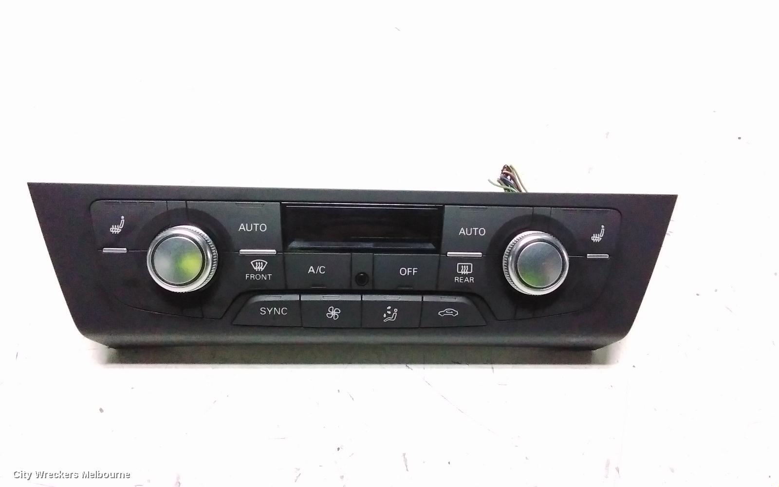 AUDI A6 HEATER/AC CONTROLS, FRONT, FOUR ZONE CLIMATE CONTROL, W/ SEAT WARMER TYPE, C7/4G, 04/2011 - 06/2018