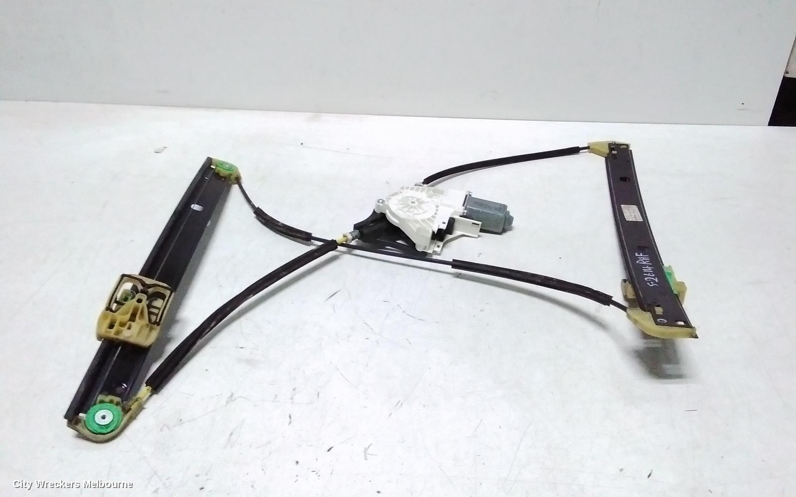 AUDI A6 RIGHT FRONT WINDOW REG/MOTOR, C7/4G, DOOR REG ASSY (REG AND MOTOR), 04/2011 - 06/2018