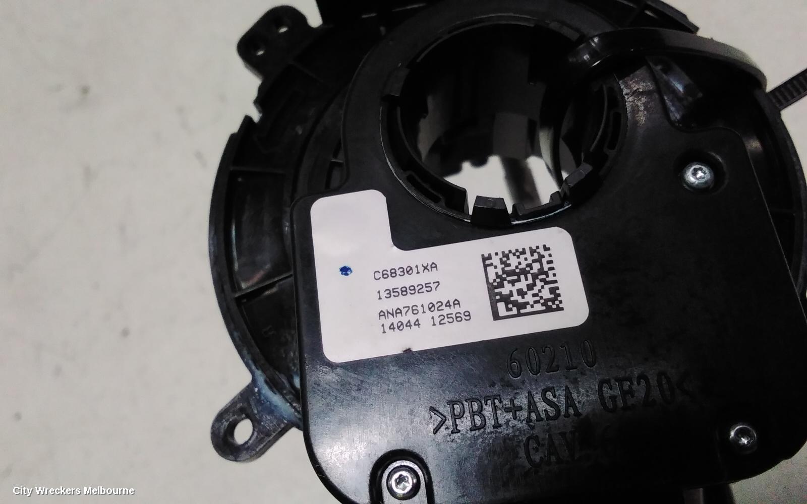 HOLDEN COMMODORE AIRBAG MODULE/SENSOR, CLOCKSPRING, VF, 05/2013 - 12/2017