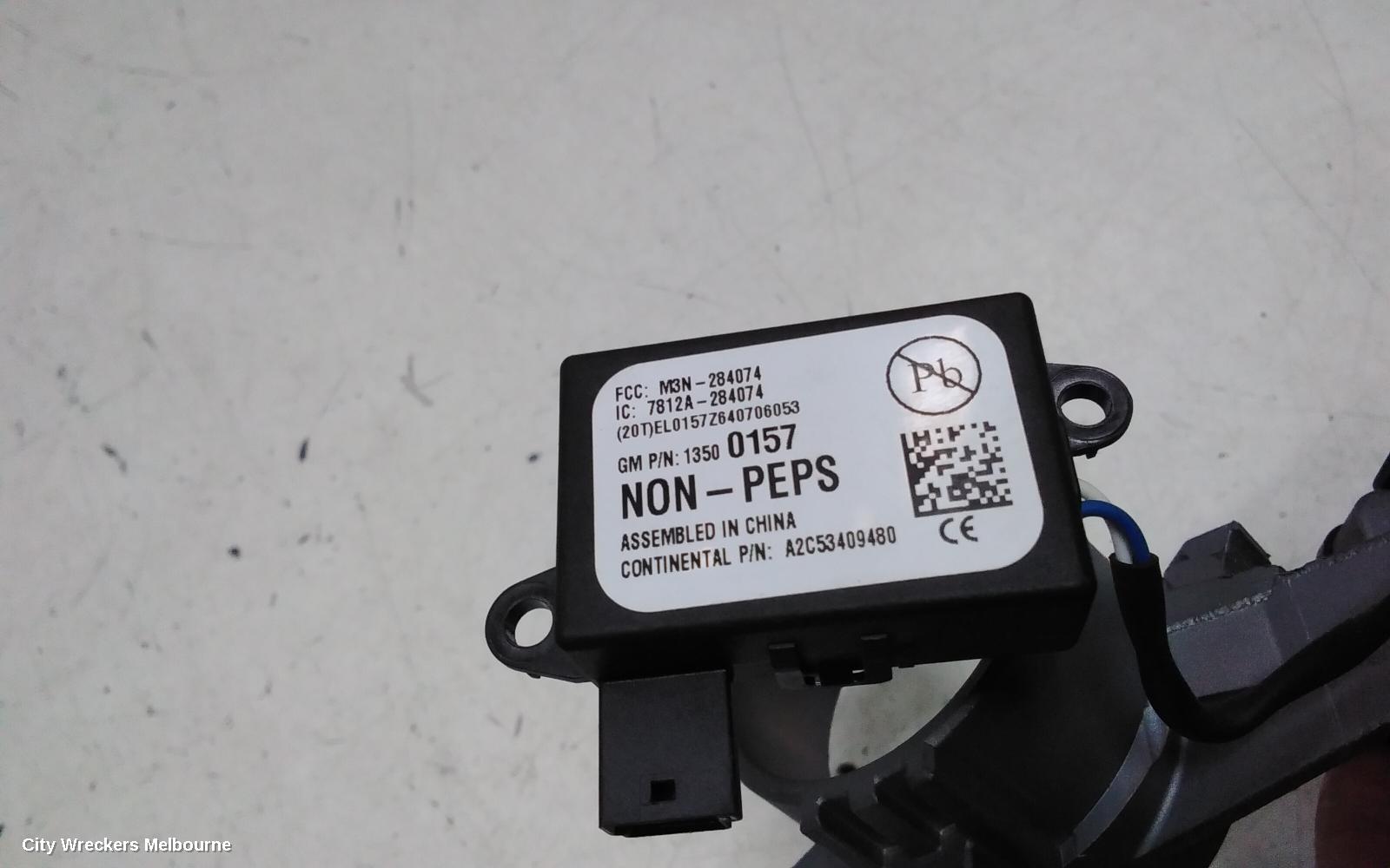 HOLDEN COMMODORE IGNITION W/ KEY, VF, KEY START TYPE, 05/2013 - 12/2017