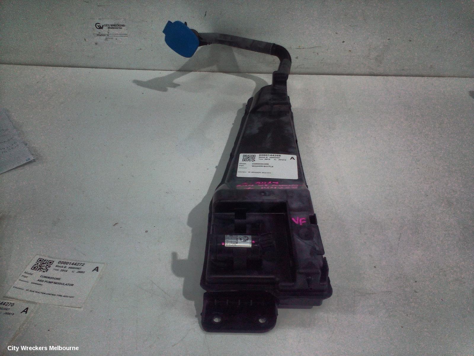 HOLDEN COMMODORE WASHER BOTTLE, VF, SEDAN/UTE, 05/2013 - 12/2017