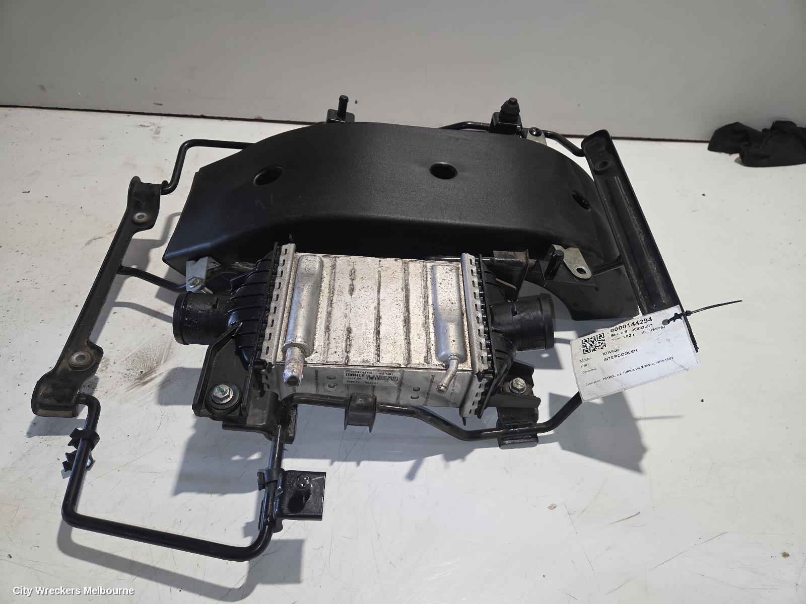 MAHINDRA XUV500 INTERCOOLER, PETROL, 2.2, TURBO, W6/W8/W10, 03/2018 - 12/2022