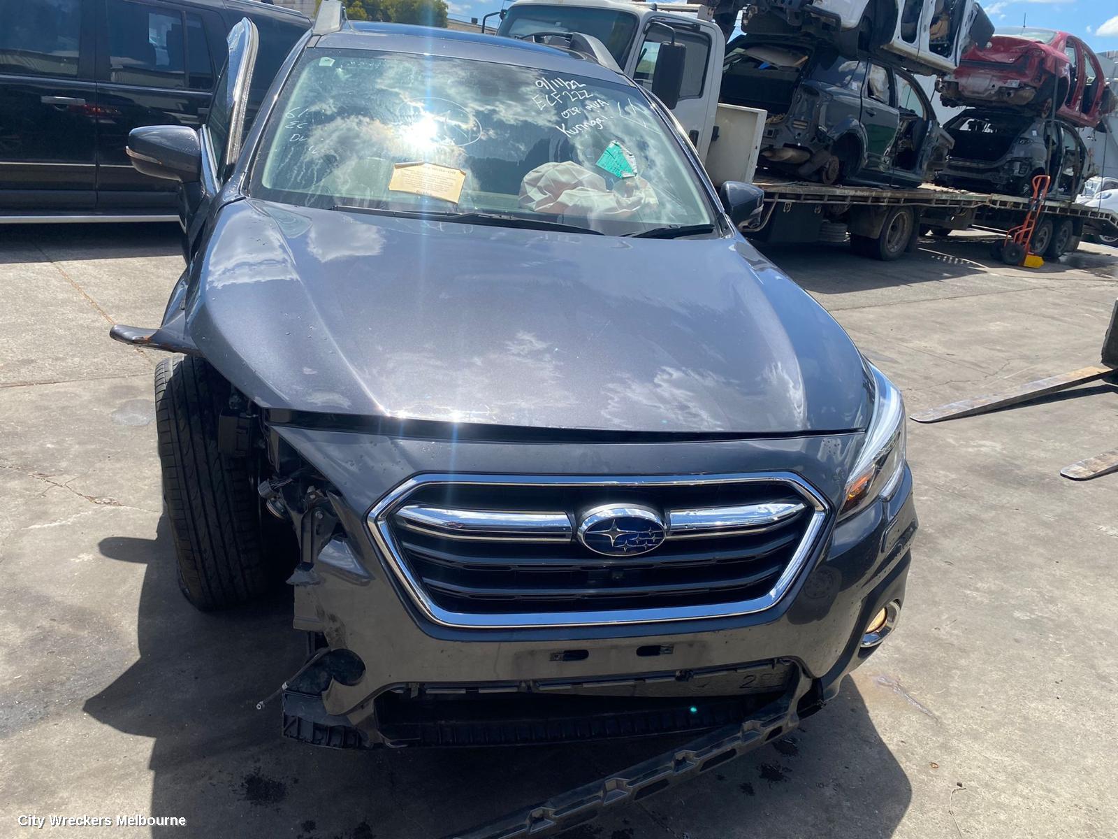 SUBARU OUTBACK TRANS/GEARBOX, AUTO, PETROL, 2.5, FB25, 7 SPEED, TR580DHDCA, 6TH GEN, 12/2017 - 12/2020