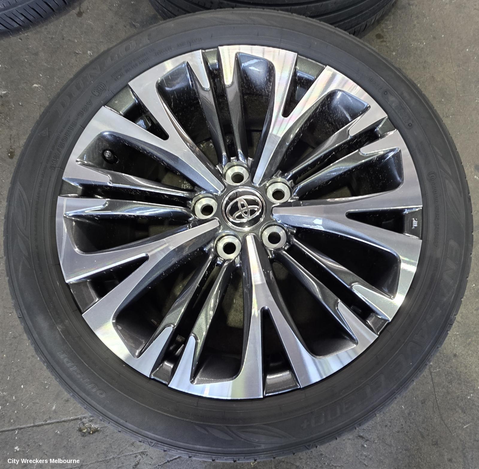 TOYOTA YARIS CROSS WHEEL MAG, FACTORY, 18X7IN, 5 Y SPOKE, BI-COLOUR, XP210, 06/2020 ONWARDS