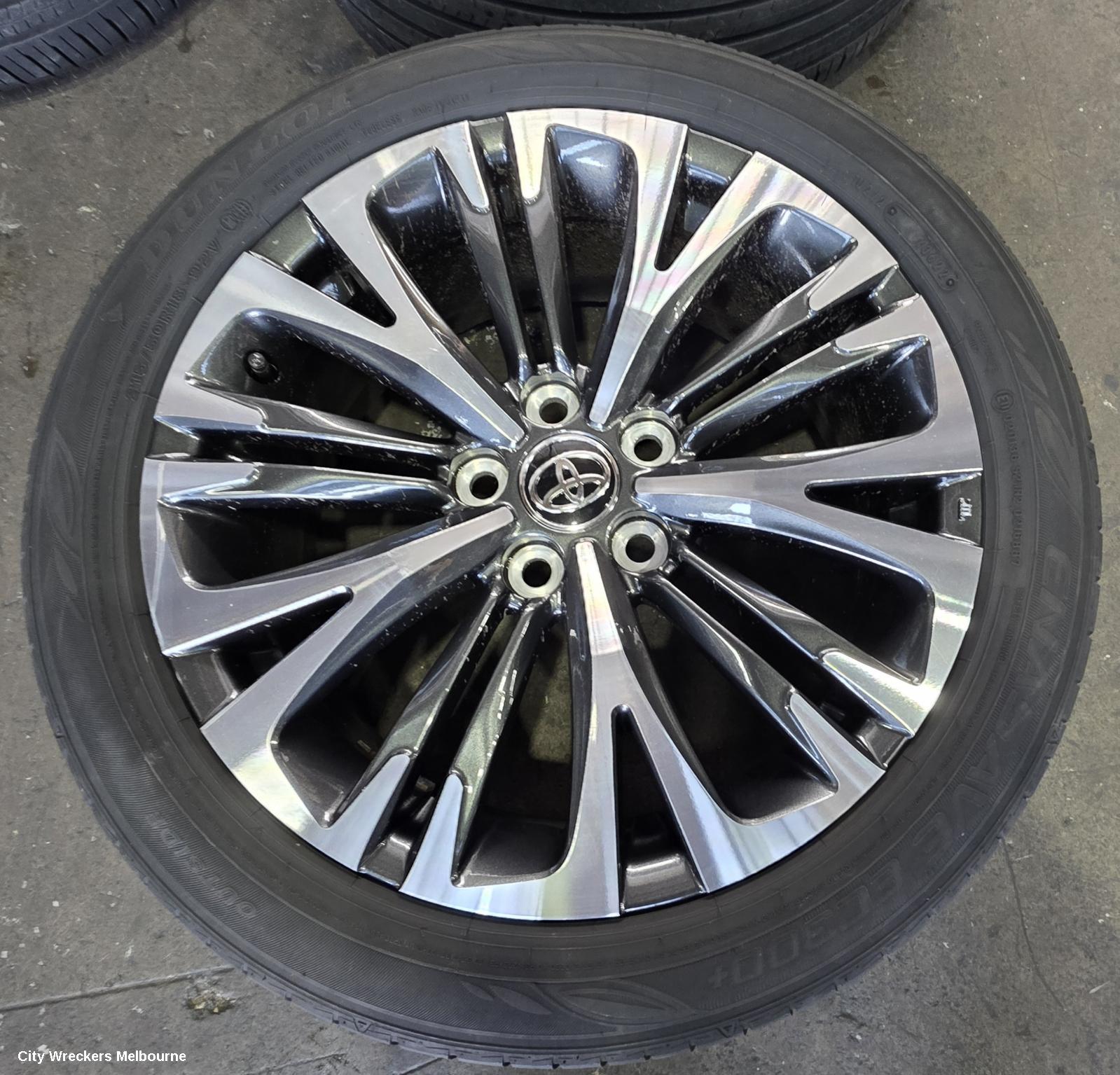 TOYOTA YARIS CROSS WHEEL MAG, FACTORY, 18X7IN, 5 Y SPOKE, BI-COLOUR, XP210, 06/2020 ONWARDS