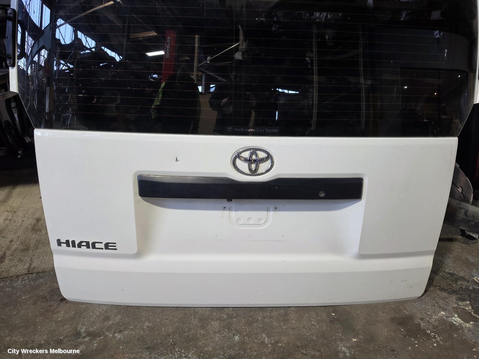 TOYOTA HIACE BOOTLID/TAILGATE, 300 SERIES, TAILGATE, LOW ROOF, 02/2019 ONWARDS
