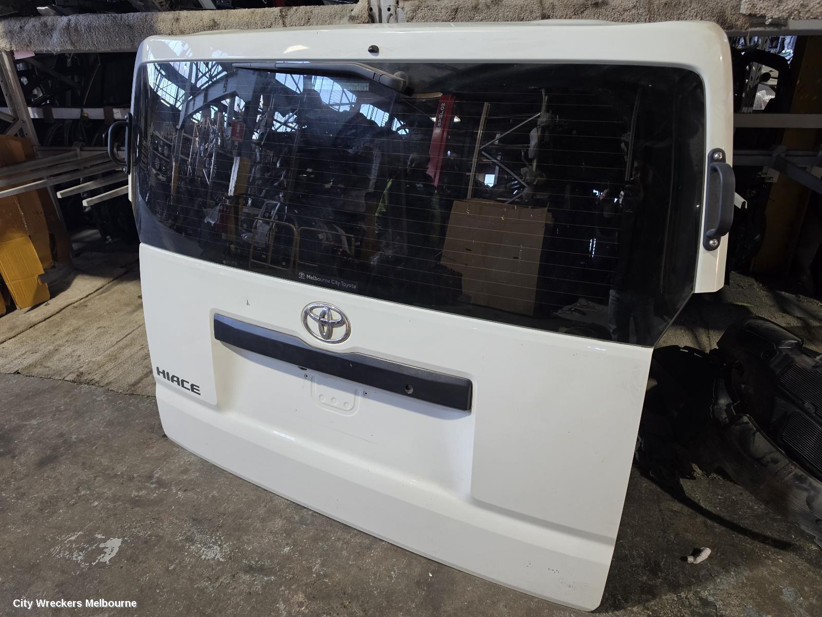 TOYOTA HIACE BOOTLID/TAILGATE, 300 SERIES, TAILGATE, LOW ROOF, 02/2019 ONWARDS