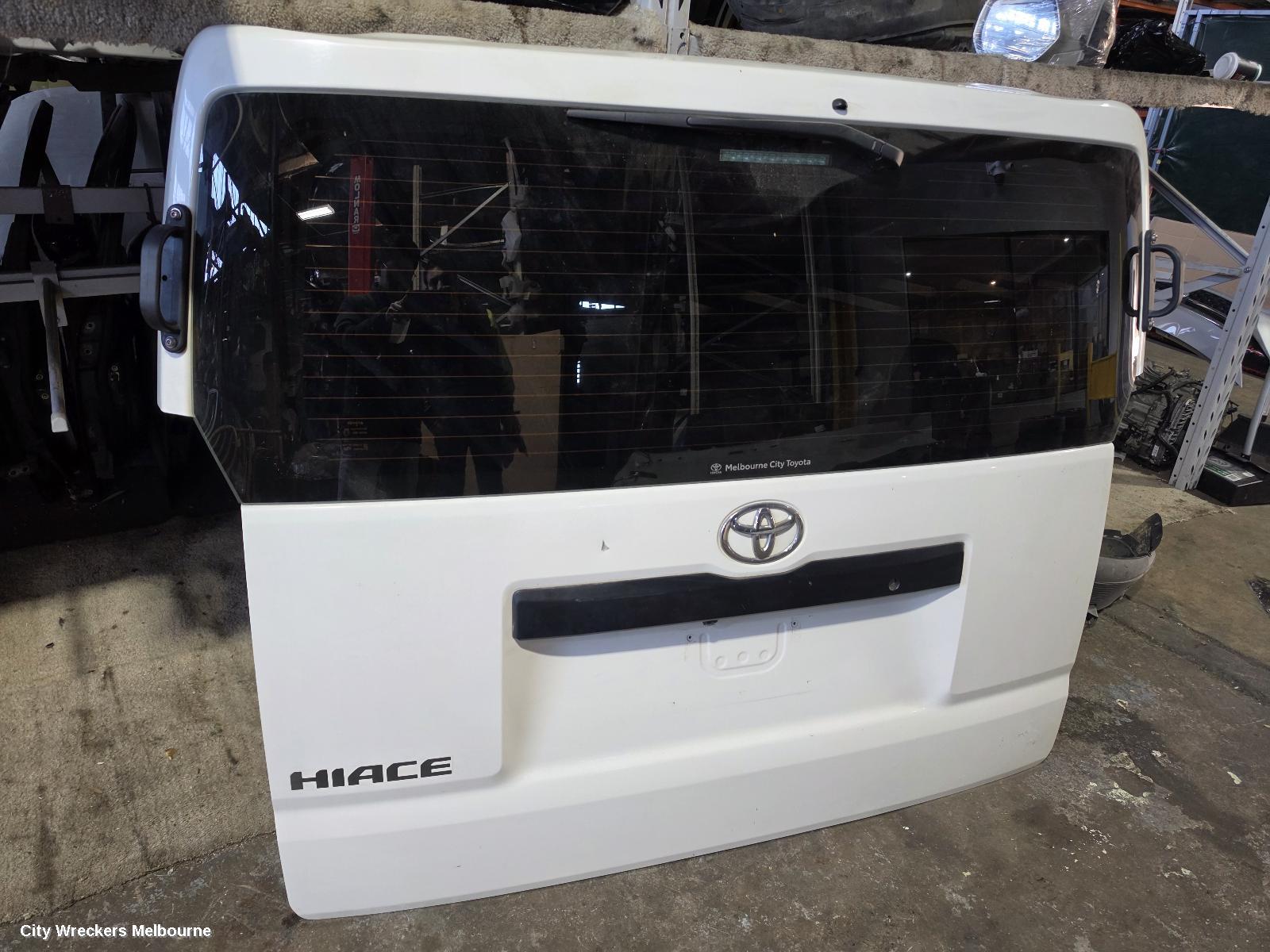 TOYOTA HIACE BOOTLID/TAILGATE, 300 SERIES, TAILGATE, LOW ROOF, 02/2019 ONWARDS