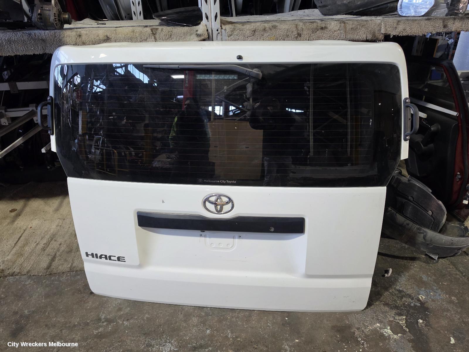 TOYOTA HIACE BOOTLID/TAILGATE, 300 SERIES, TAILGATE, LOW ROOF, 02/2019 ONWARDS