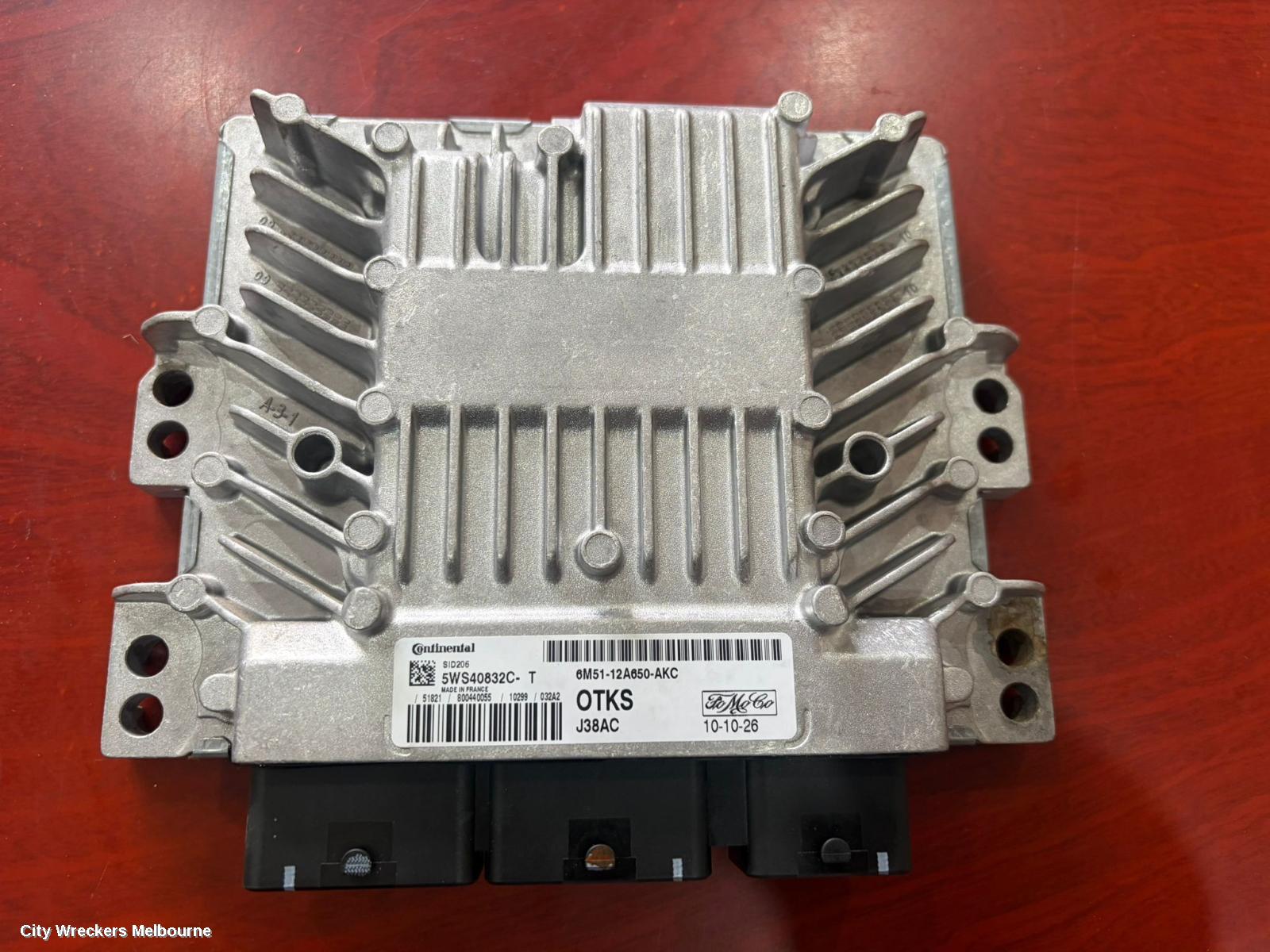 FORD FOCUS ECU, ENGINE ECU, 2.0, DIESEL, ECU ONLY, P/N 7U7112A650VA, LT, 05/2007 - 07/2011