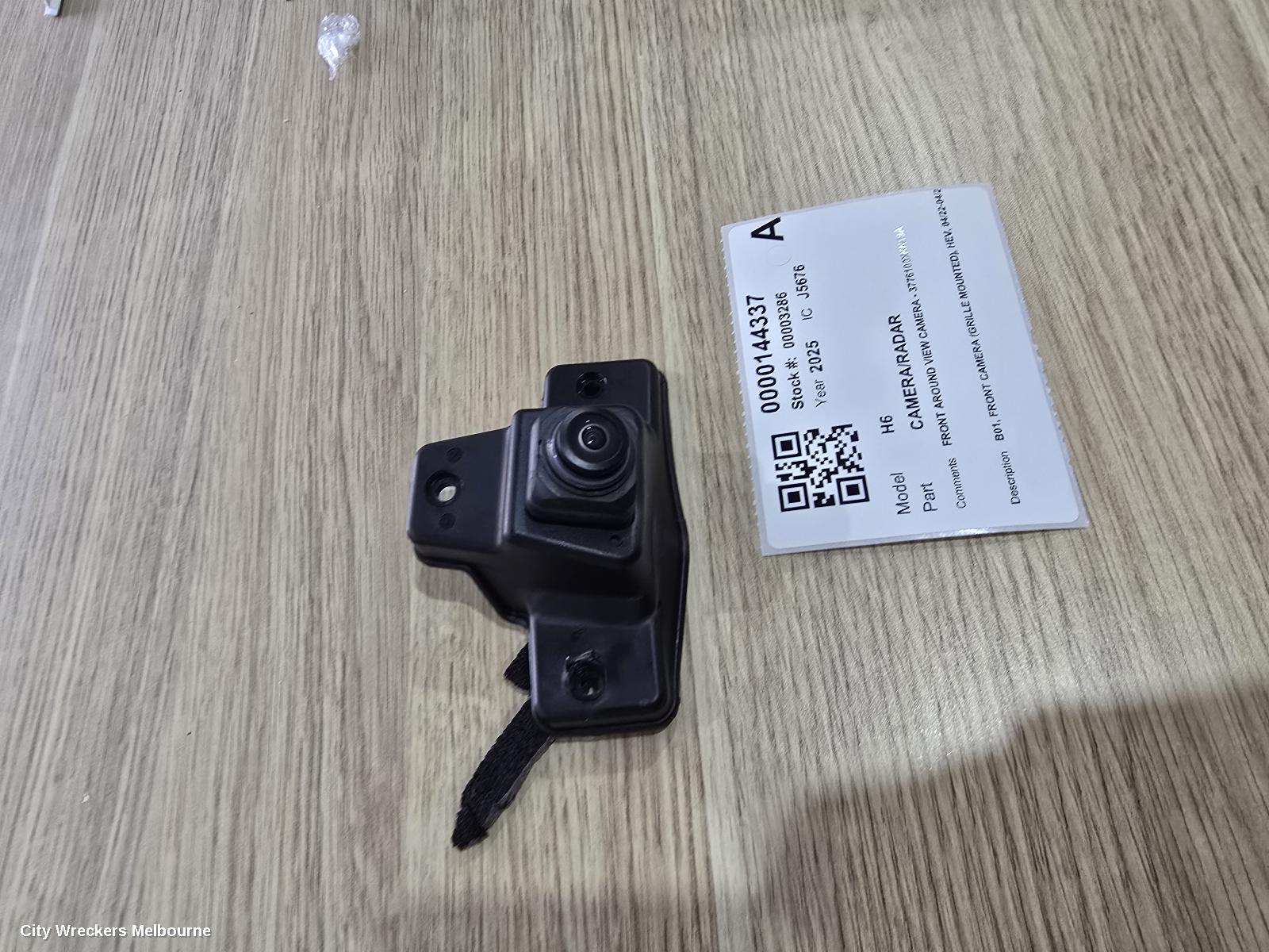 HAVAL H6 REVERSE CAMERA, B01, FRONT CAMERA (GRILLE MOUNTED), HEV, 04/2022 - 04/2025
