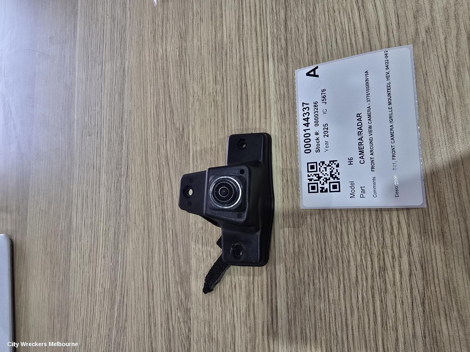 HAVAL H6 REVERSE CAMERA, B01, FRONT CAMERA (GRILLE MOUNTED), HEV, 04/2022 - 04/2025