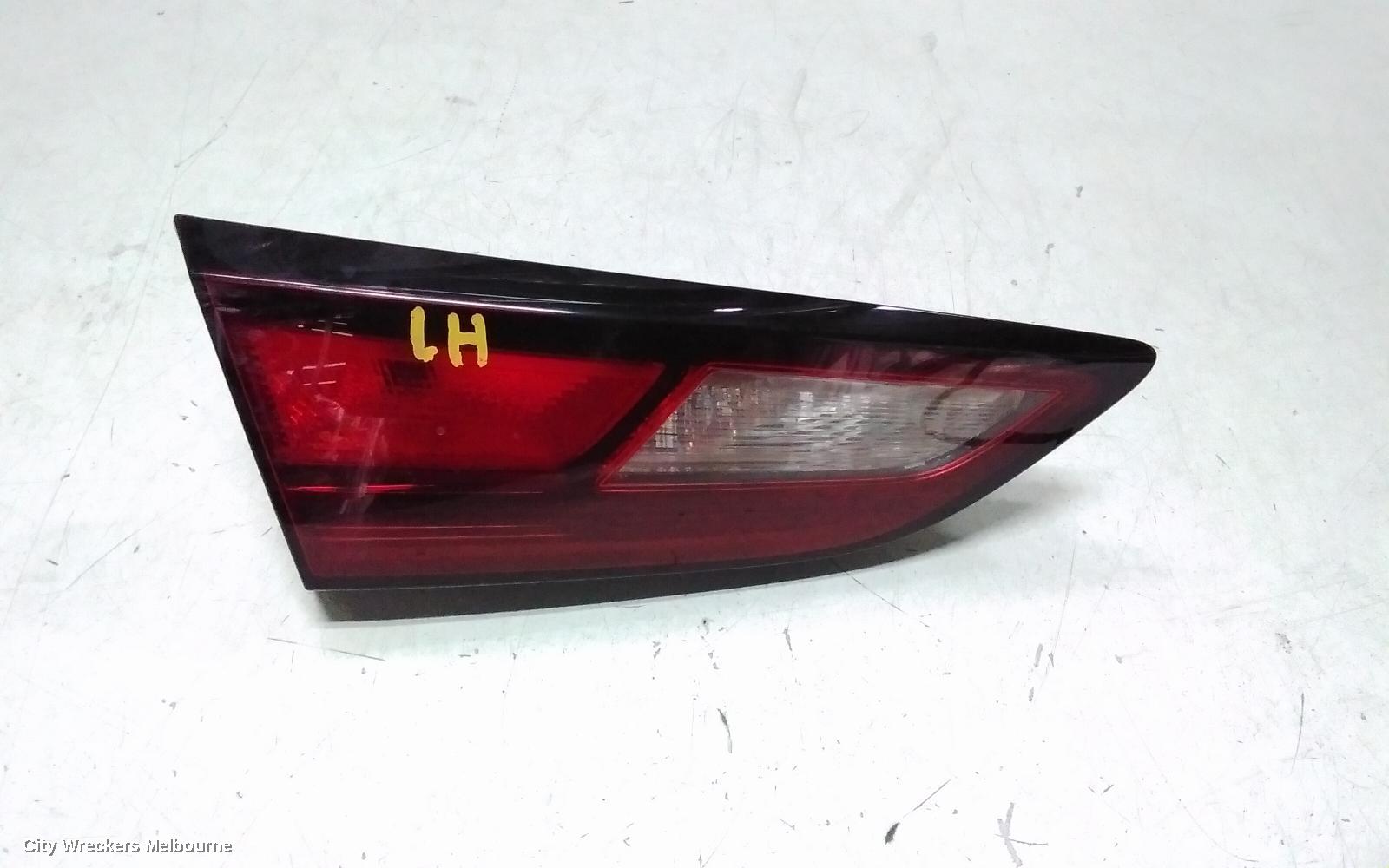HOLDEN ASTRA REAR GARNISH, TAILGATE LAMP (LH SIDE), BK, 5DR HATCH, R/RS, NON LED TYPE, 09/2016 ONWARDS