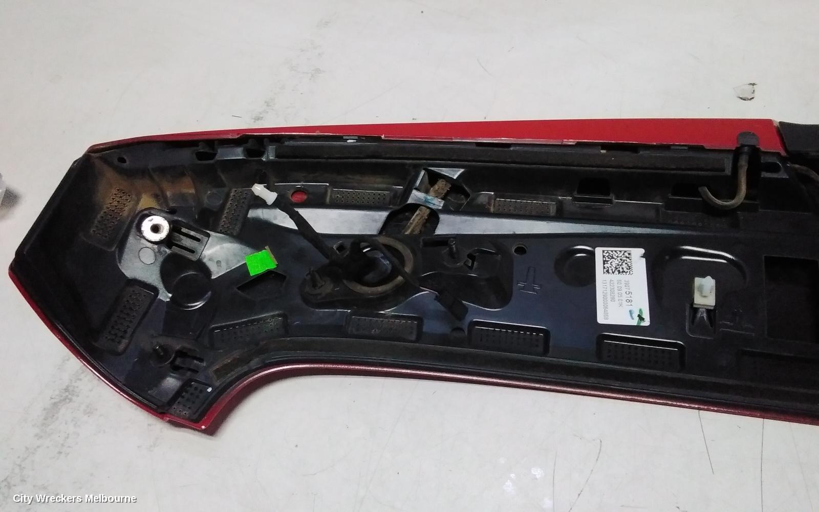 HOLDEN ASTRA REAR SPOILER, BK, 5DR HATCH, 09/2016 ONWARDS