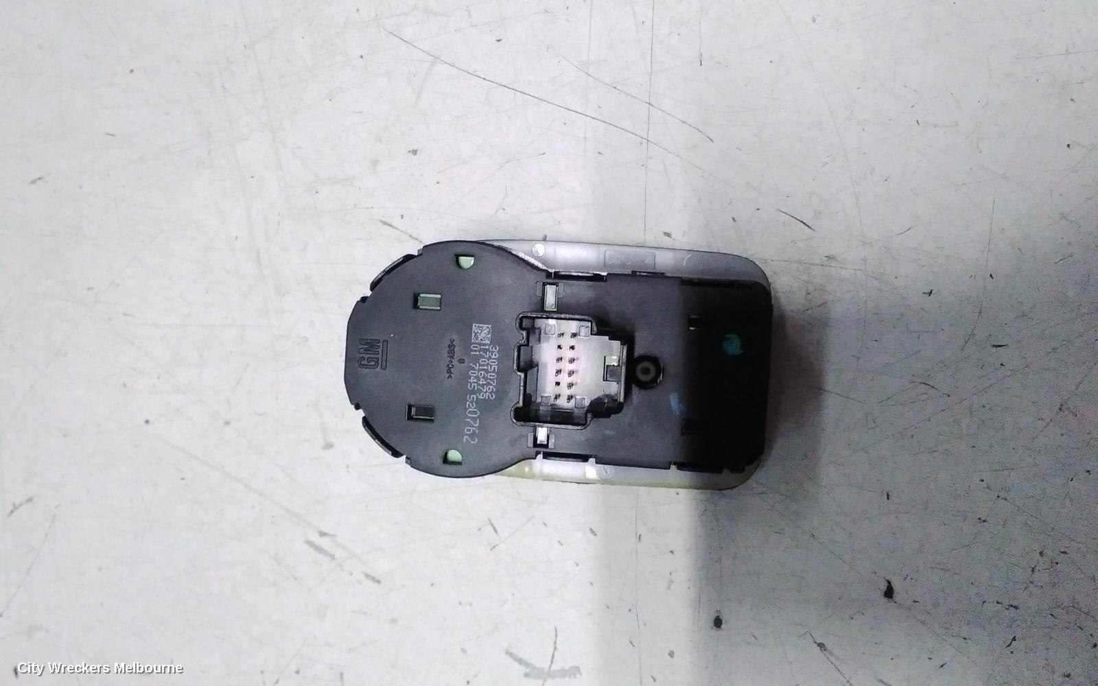 HOLDEN ASTRA COMBINATION SWITCH, BK, HEADLAMP SWTCH, 09/2016 ONWARDS