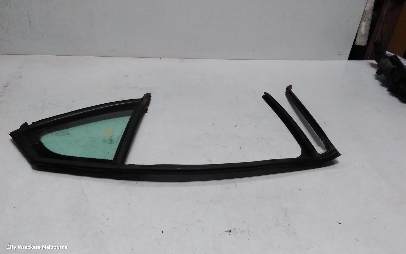 HOLDEN ASTRA LEFT REAR 1/4 DOOR GLASS, BK, 5DR HATCH, 09/2016 ONWARDS
