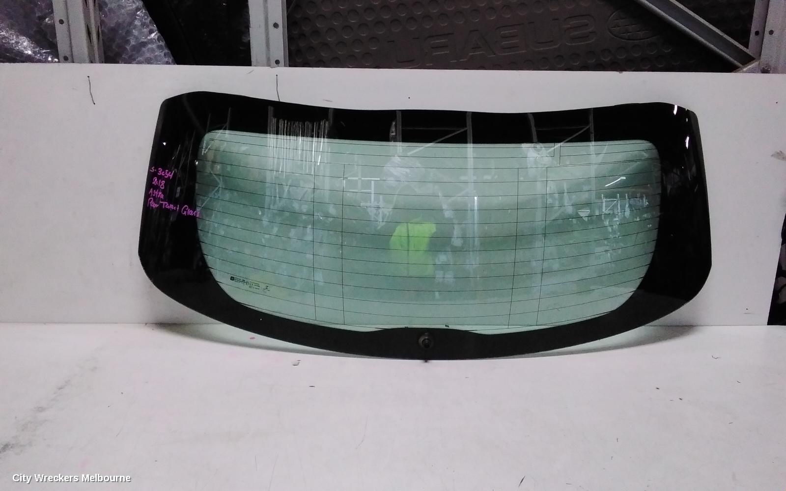 HOLDEN ASTRA REAR/TAILGATE GLASS, TAILGATE GLASS, BK, 5DR HATCH, 09/2016 ONWARDS