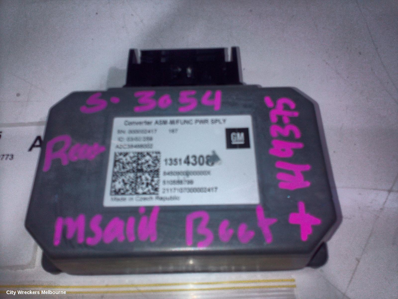 HOLDEN ASTRA ECU, KEYLESS ENTRY MODULE, BK, 09/2016 - 12/2020