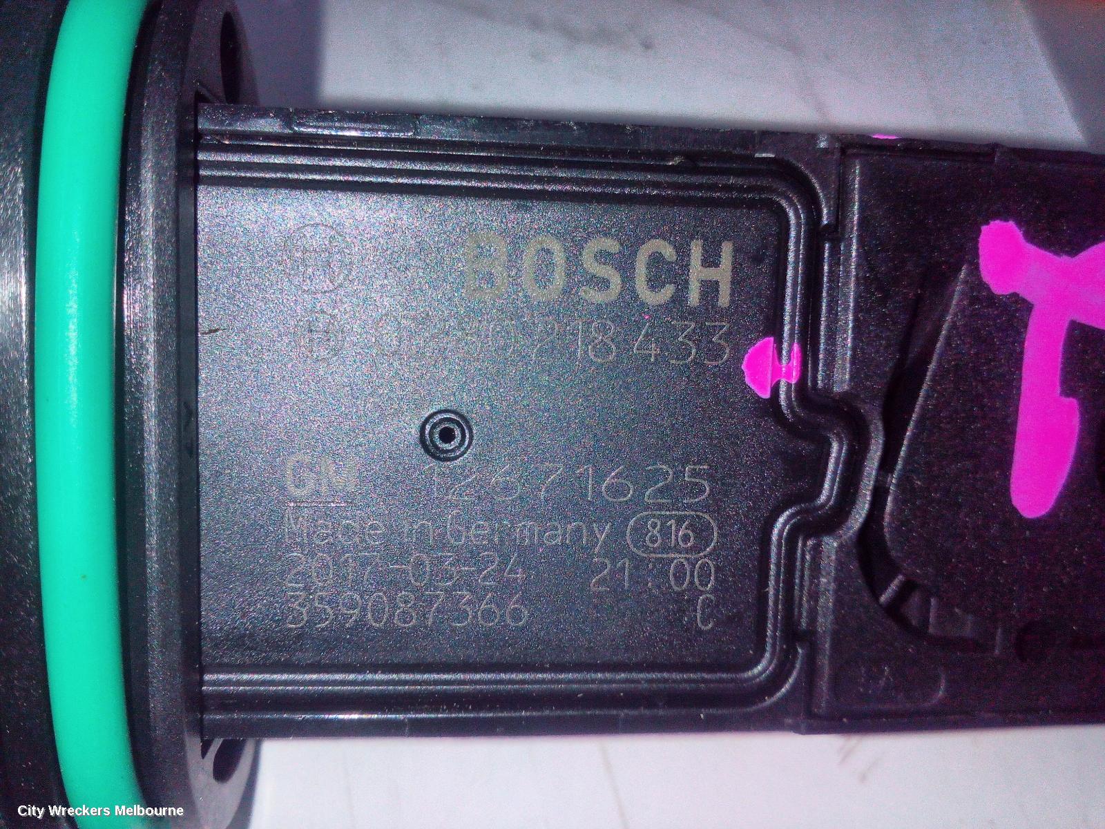 HOLDEN ASTRA AIR FLOW METER, 1.4, PETROL, BK-BL, 09/2016 - 12/2020
