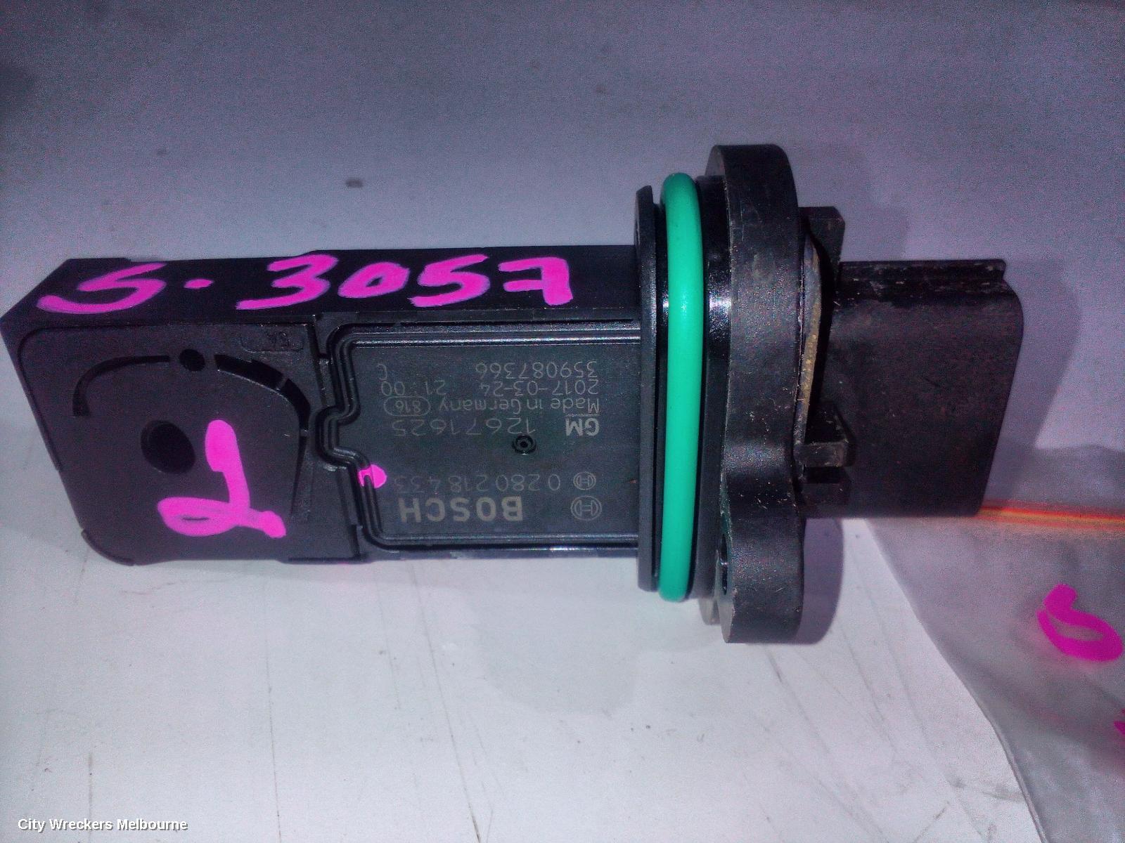 HOLDEN ASTRA AIR FLOW METER, 1.4, PETROL, BK-BL, 09/2016 - 12/2020