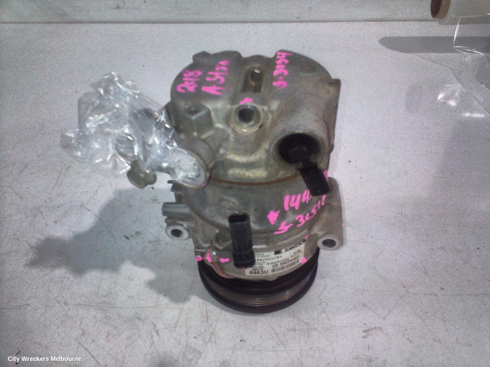 HOLDEN ASTRA A/C COMPRESSOR, BK-BL, 1.4, PETROL, 09/2016 - 12/2020