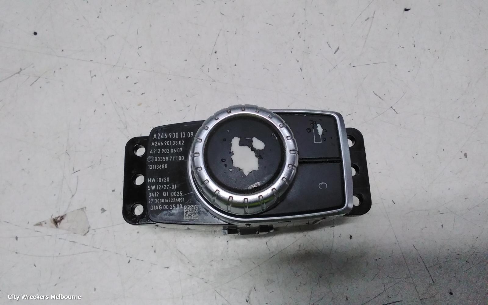 MERCEDES CLA CLASS COMBINATION SWITCH, C117/W117/X117, MULTIMEDIA CONTROL SWITCH ASSY, P/N A2469001309, 09/2013 - 01/2019