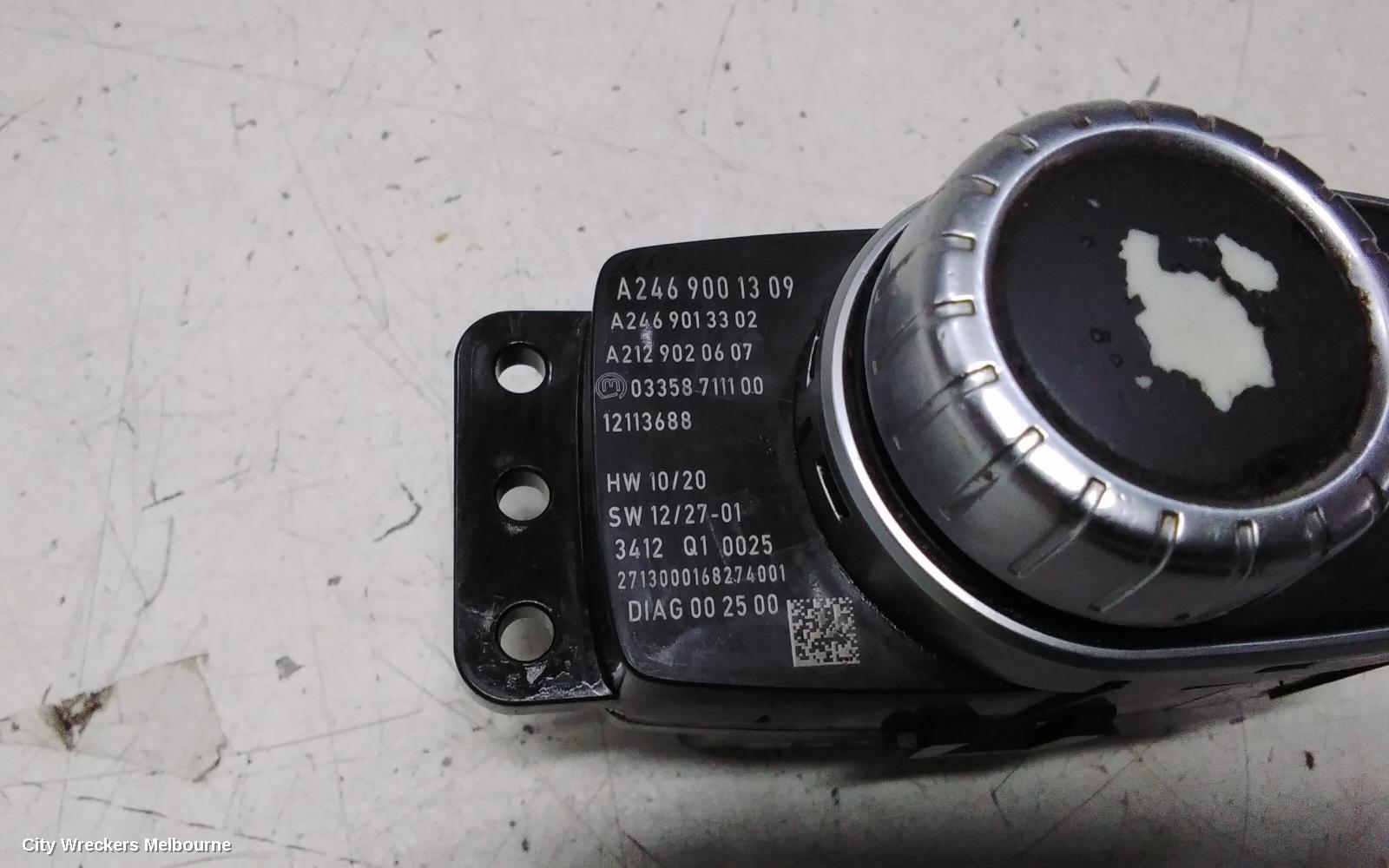 MERCEDES CLA CLASS COMBINATION SWITCH, C117/W117/X117, MULTIMEDIA CONTROL SWITCH ASSY, P/N A2469001309, 09/2013 - 01/2019